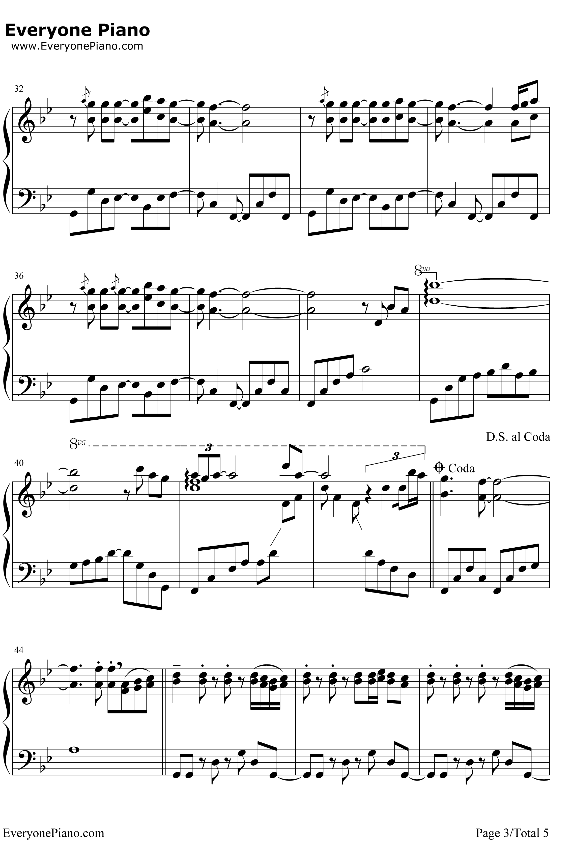 TheMermaid钢琴谱-雅尼3