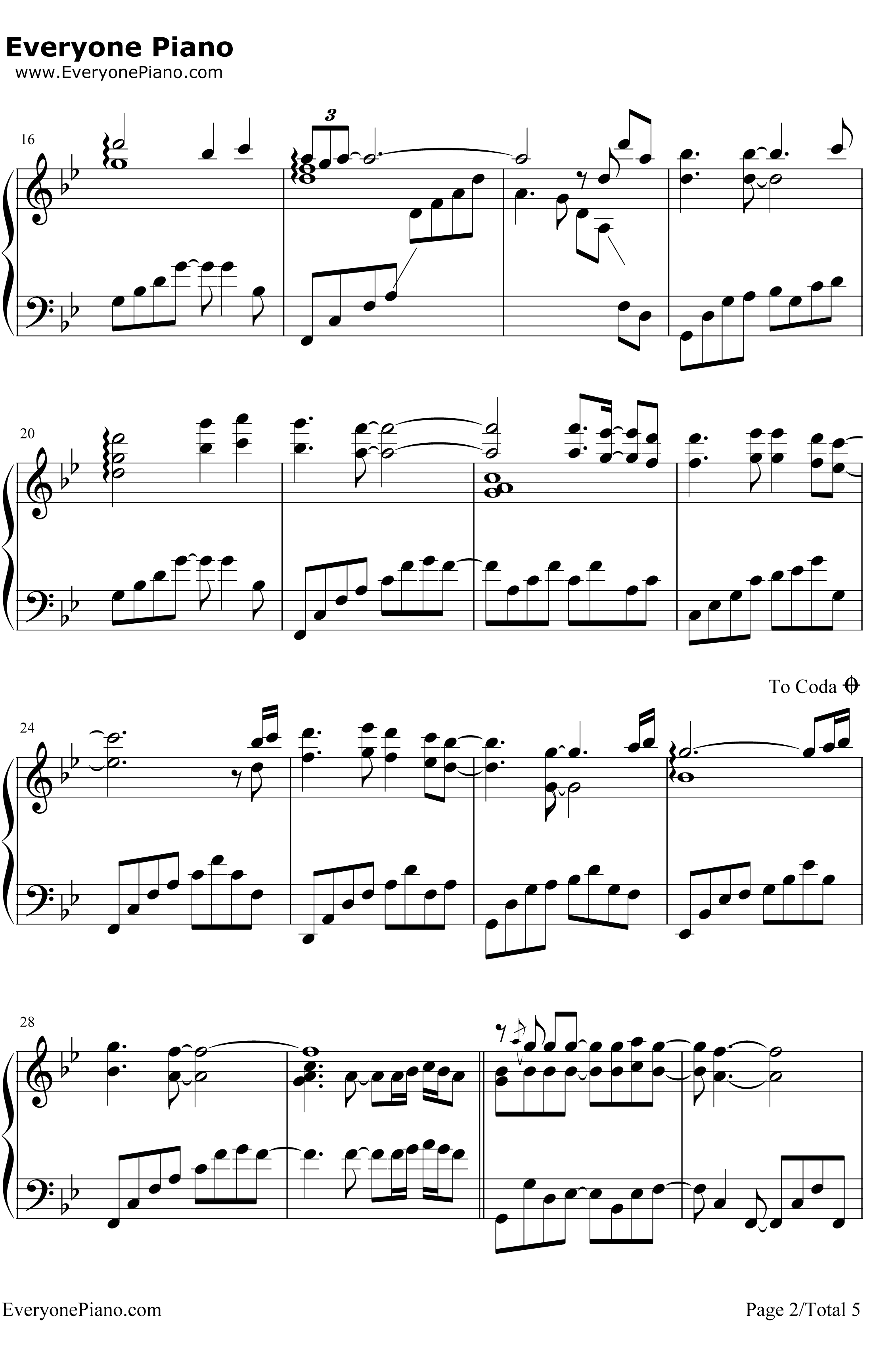 TheMermaid钢琴谱-雅尼2