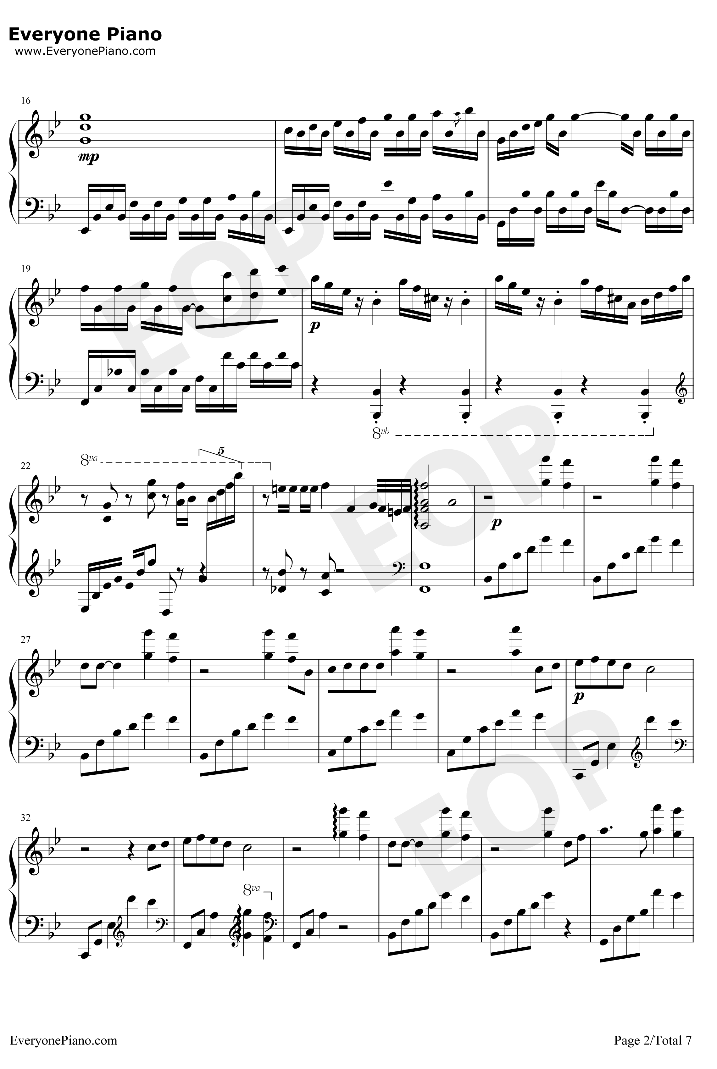 Bohemian Rhapsody钢琴谱-马克西姆-完美版-波希米亚狂想曲2