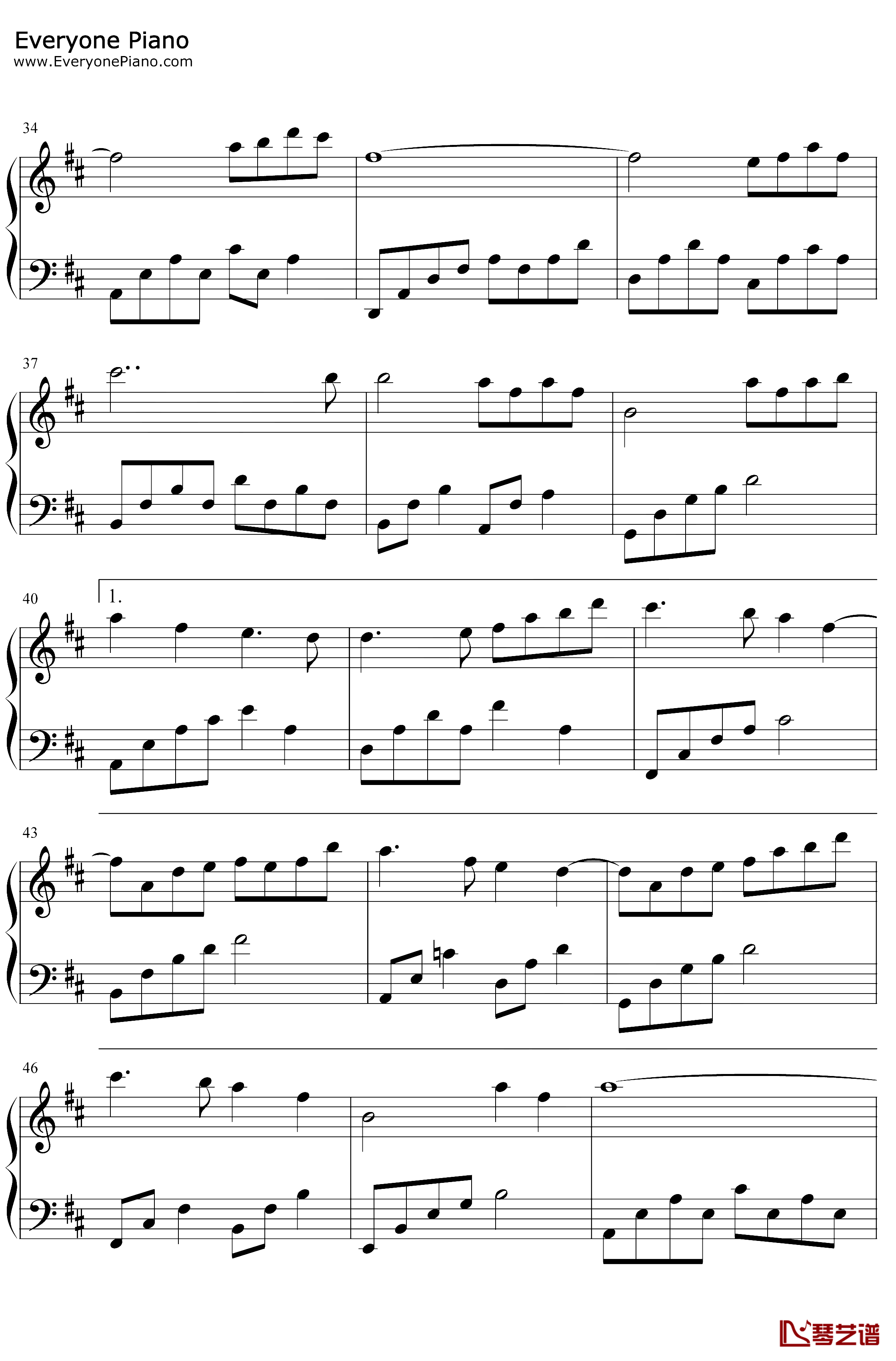 花西子钢琴谱-周深-周深3