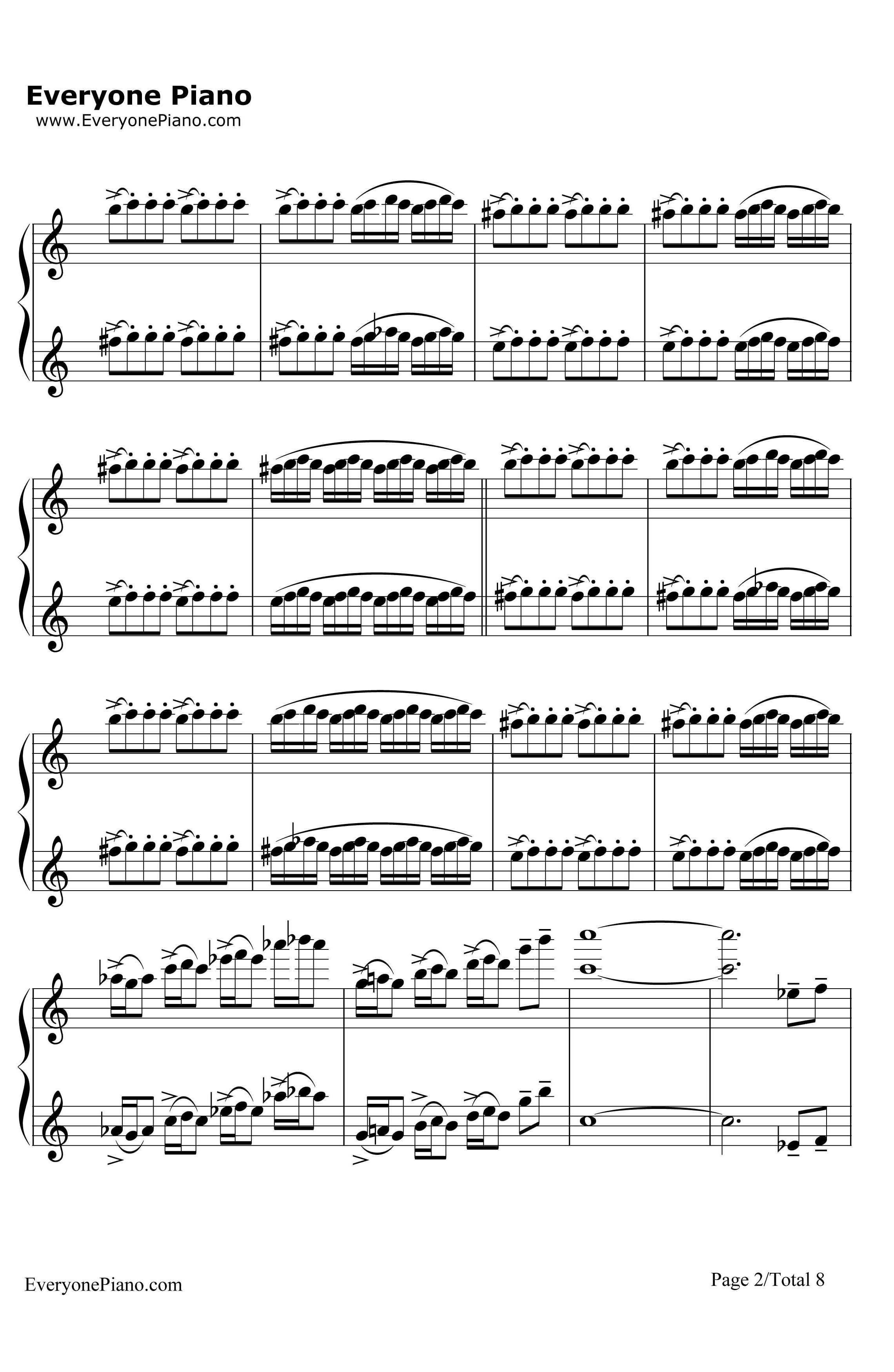 蜂鸟（Kolibre）钢琴谱-马克西姆Maksim2