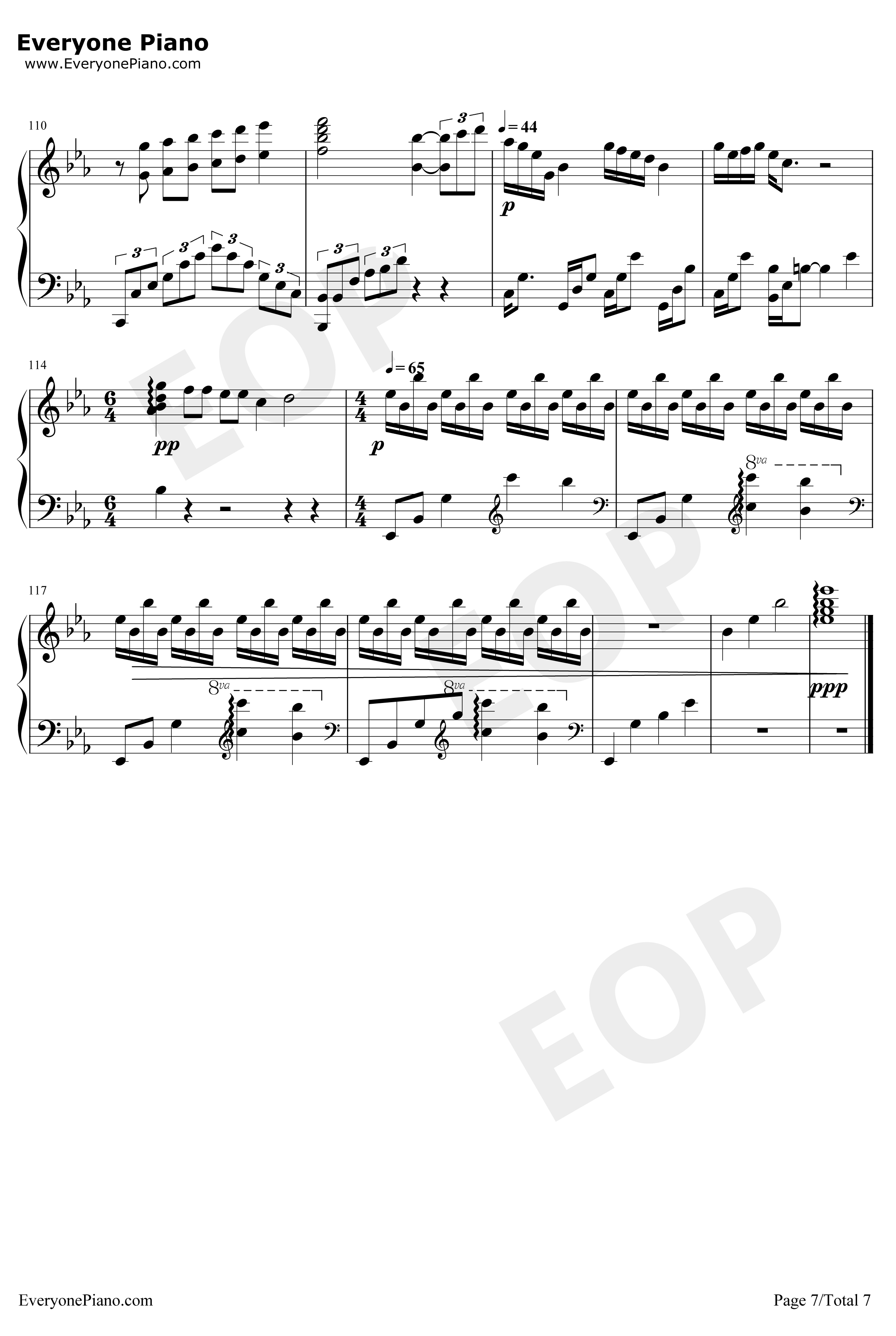 Bohemian Rhapsody钢琴谱-马克西姆-完美版-波希米亚狂想曲7