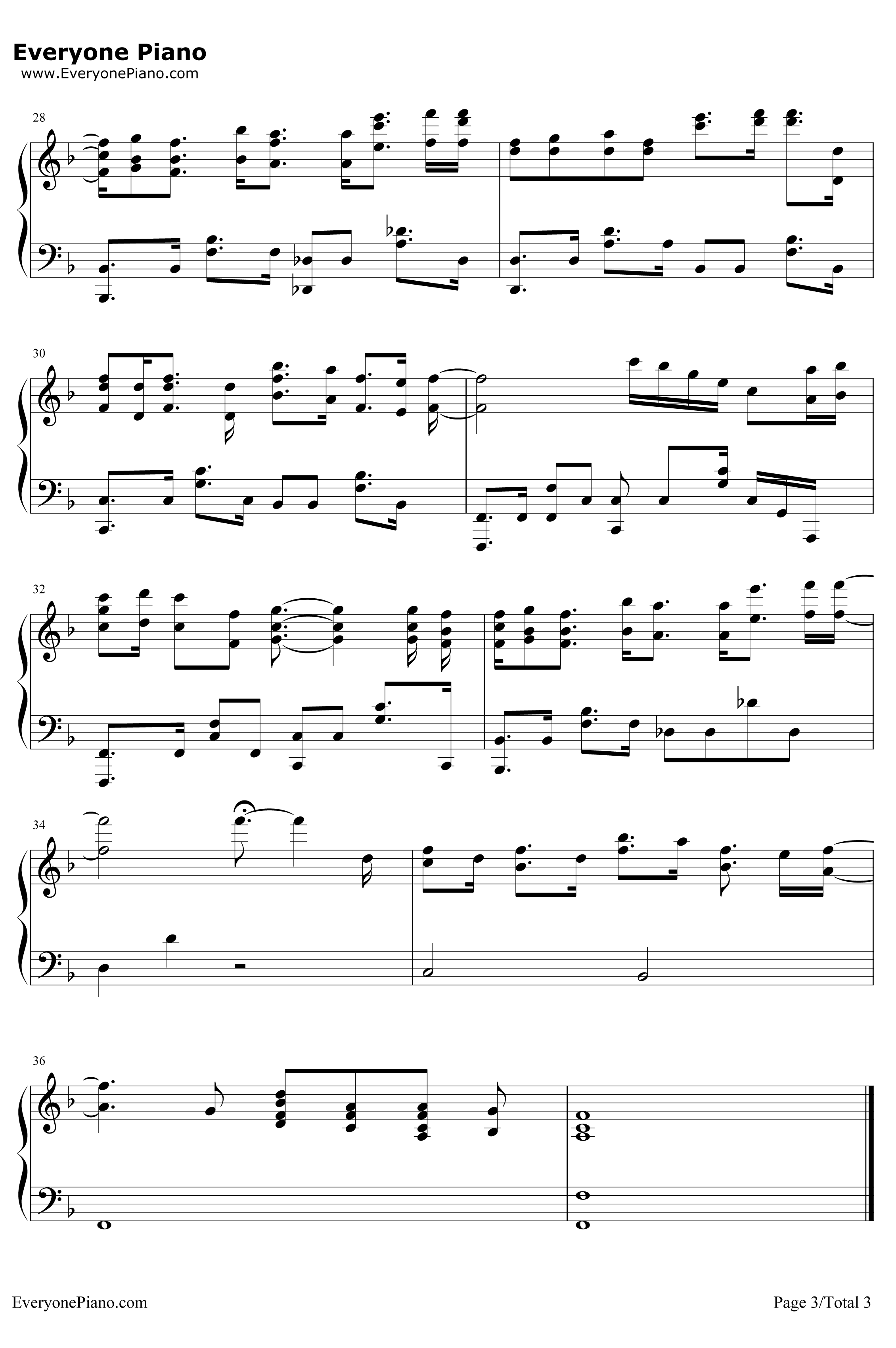 ハローグッデイ钢琴谱-LiSA-猫咪带来的圆滚滚的幸福主题曲3