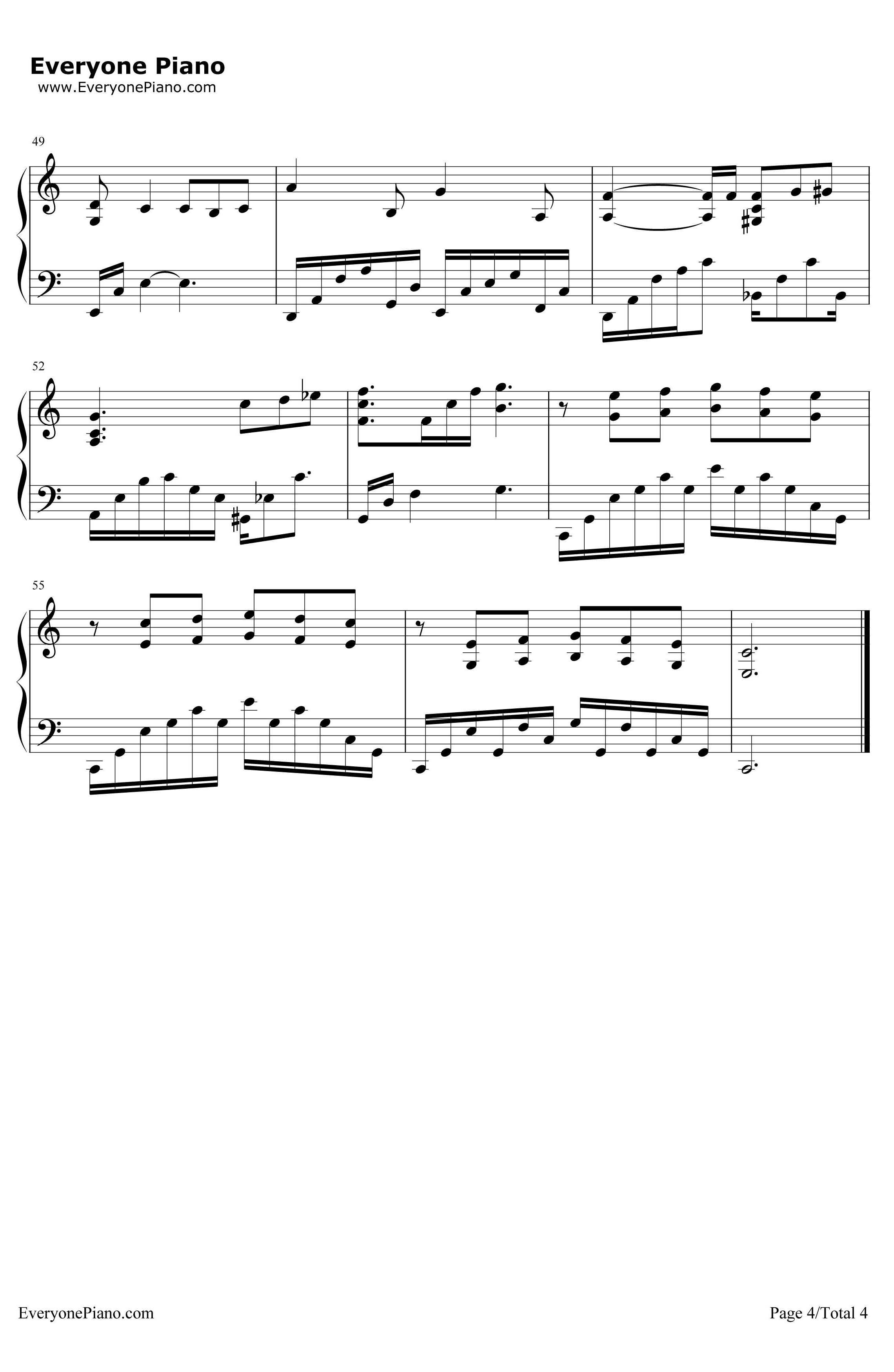 Small Steps碎步钢琴谱-Yiruma-《绿洲》4