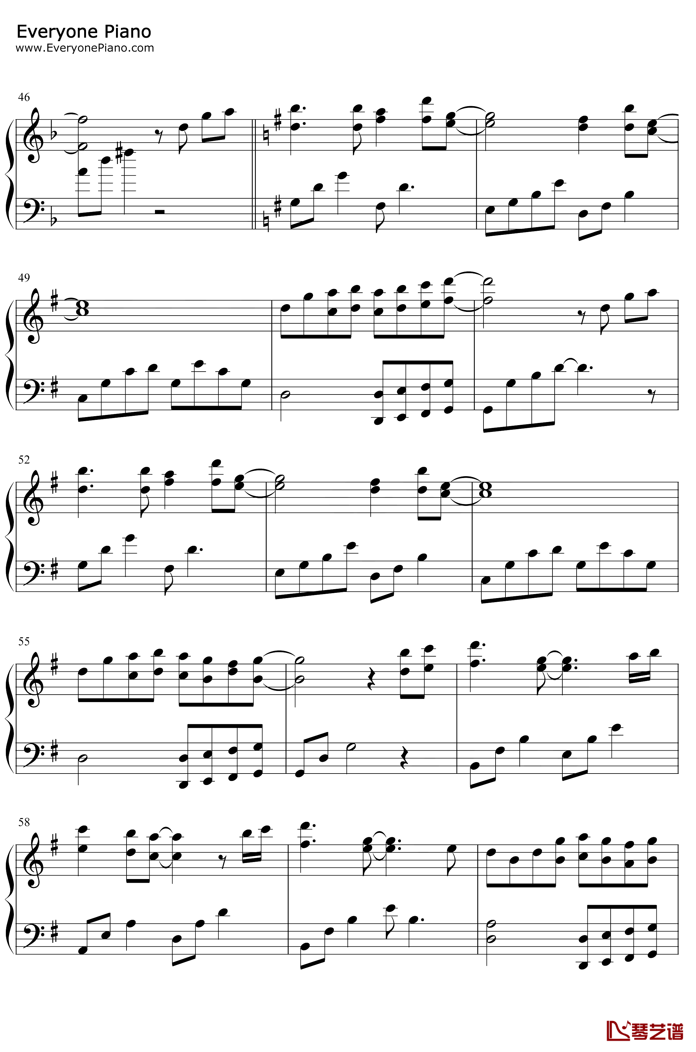 安妮的仙境钢琴谱-班得瑞-完美版4