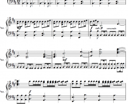 上古卷轴5：天际主题曲钢琴谱-Skyrim