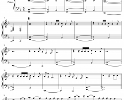ARainyMorning钢琴谱-KASHIWADaisuke-《言叶之庭》OST-EOP教学曲