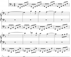 Moderato钢琴谱-S.E.N.S.-xxxHOLiC插曲