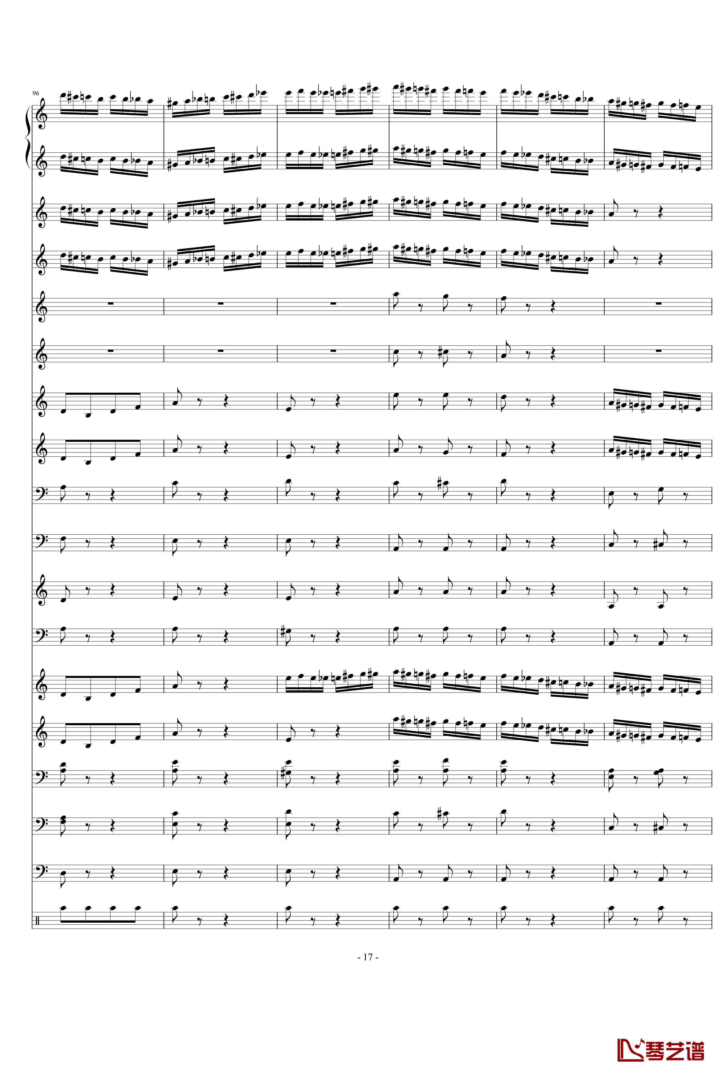野蜂飞舞钢琴谱-Charm2版-里姆斯基-柯萨科夫17