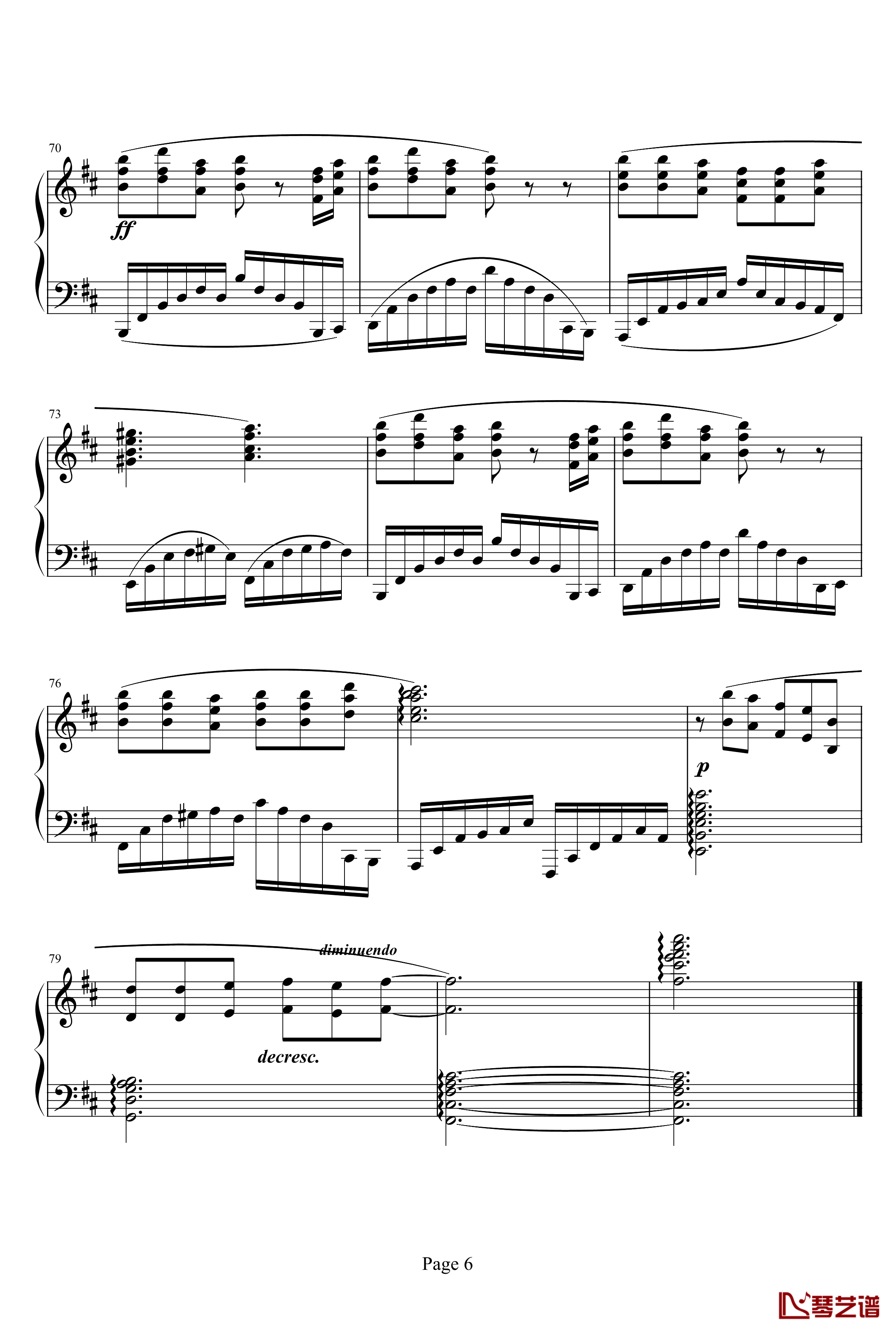 Chronosis Song钢琴谱-Lanota6