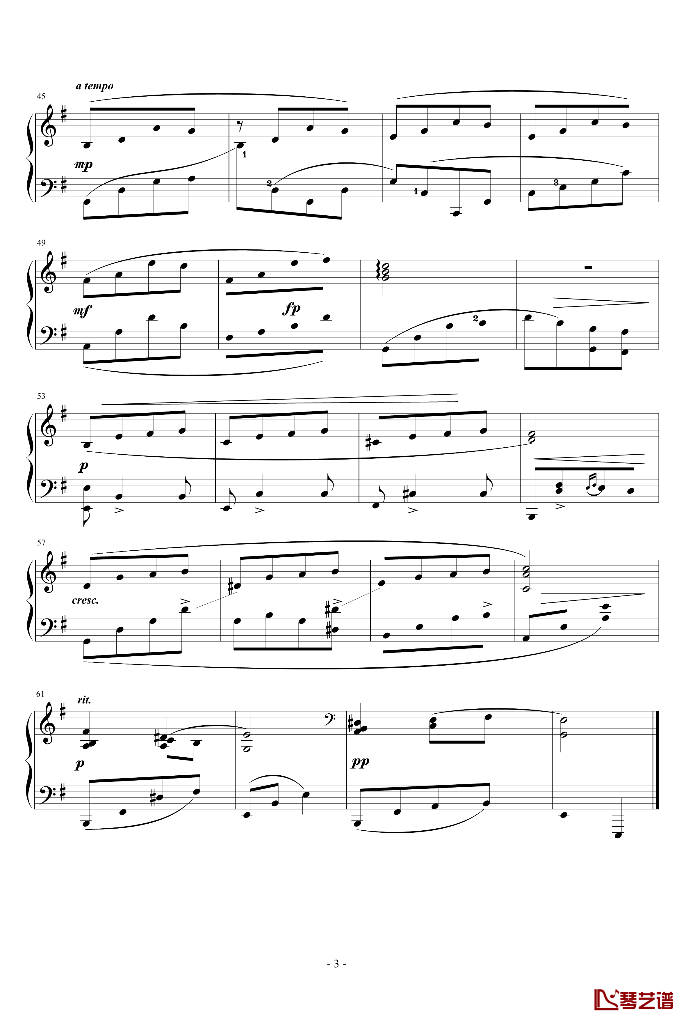 e小调前奏曲钢琴谱 Op-.68 No.1-yutianyue1263