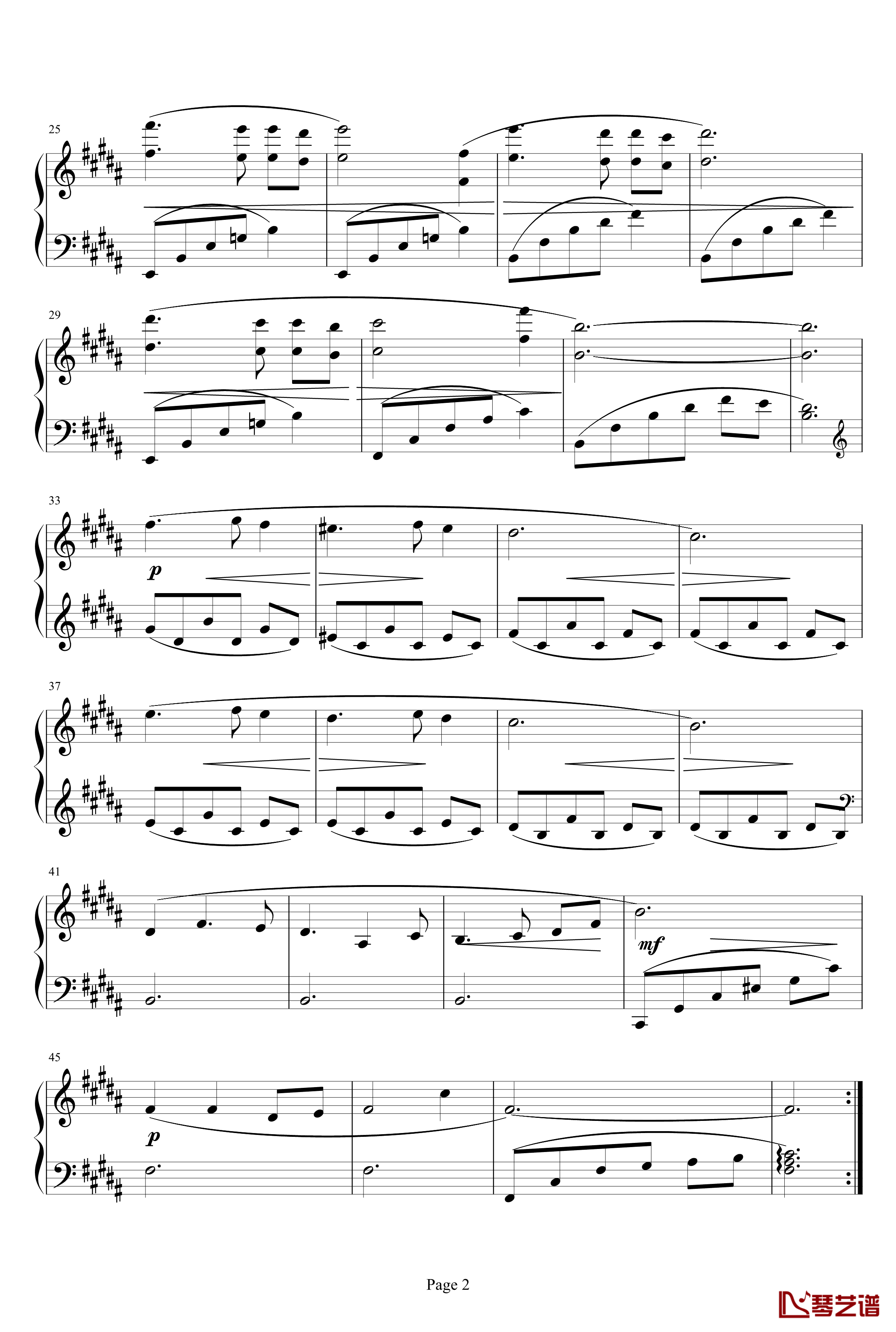 ユウナの決意钢琴谱-最终幻想2