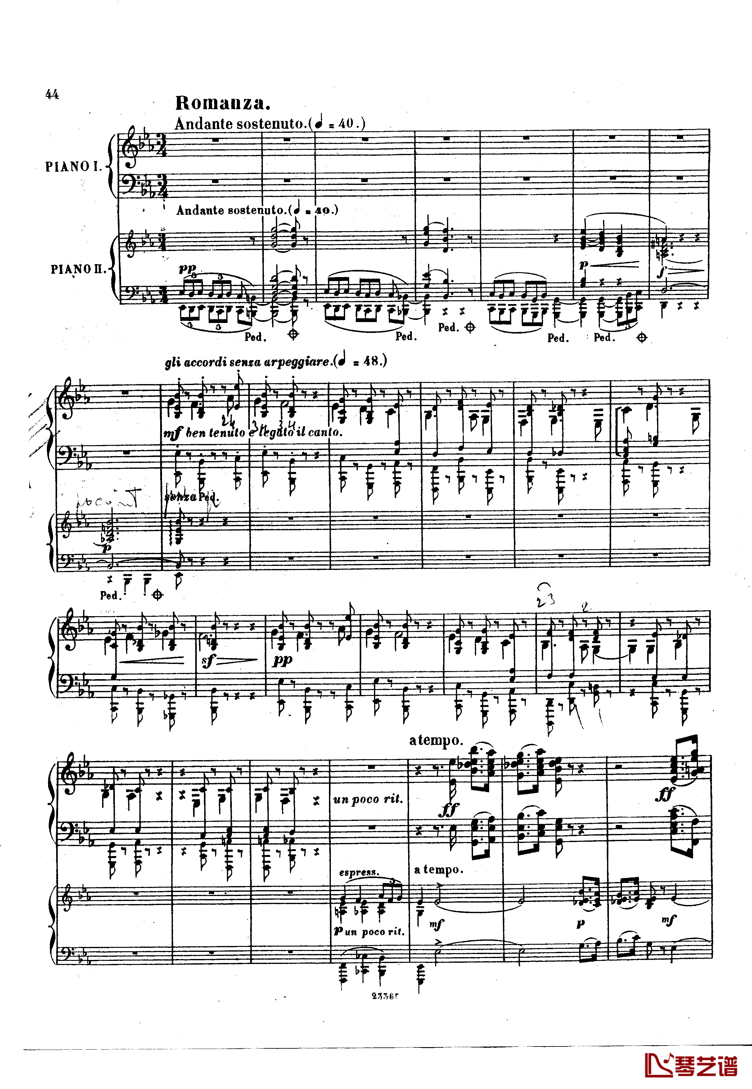 g小调钢琴协奏曲  Op.15钢琴谱-斯甘巴蒂44