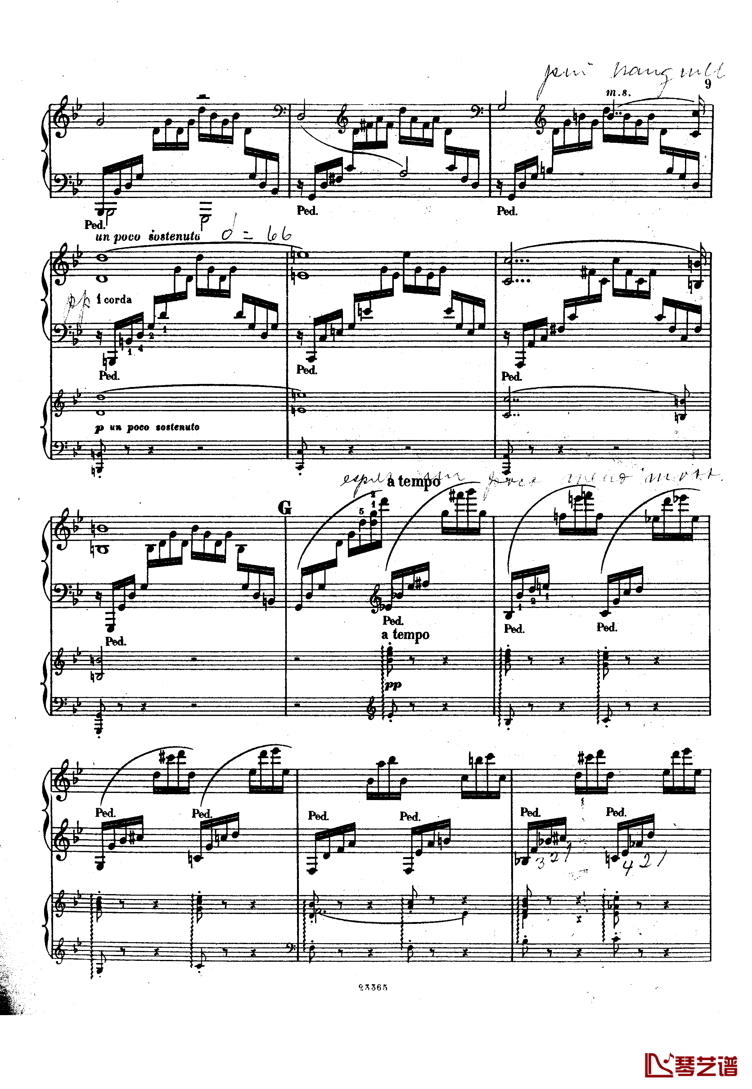 g小调钢琴协奏曲  Op.15钢琴谱-斯甘巴蒂9
