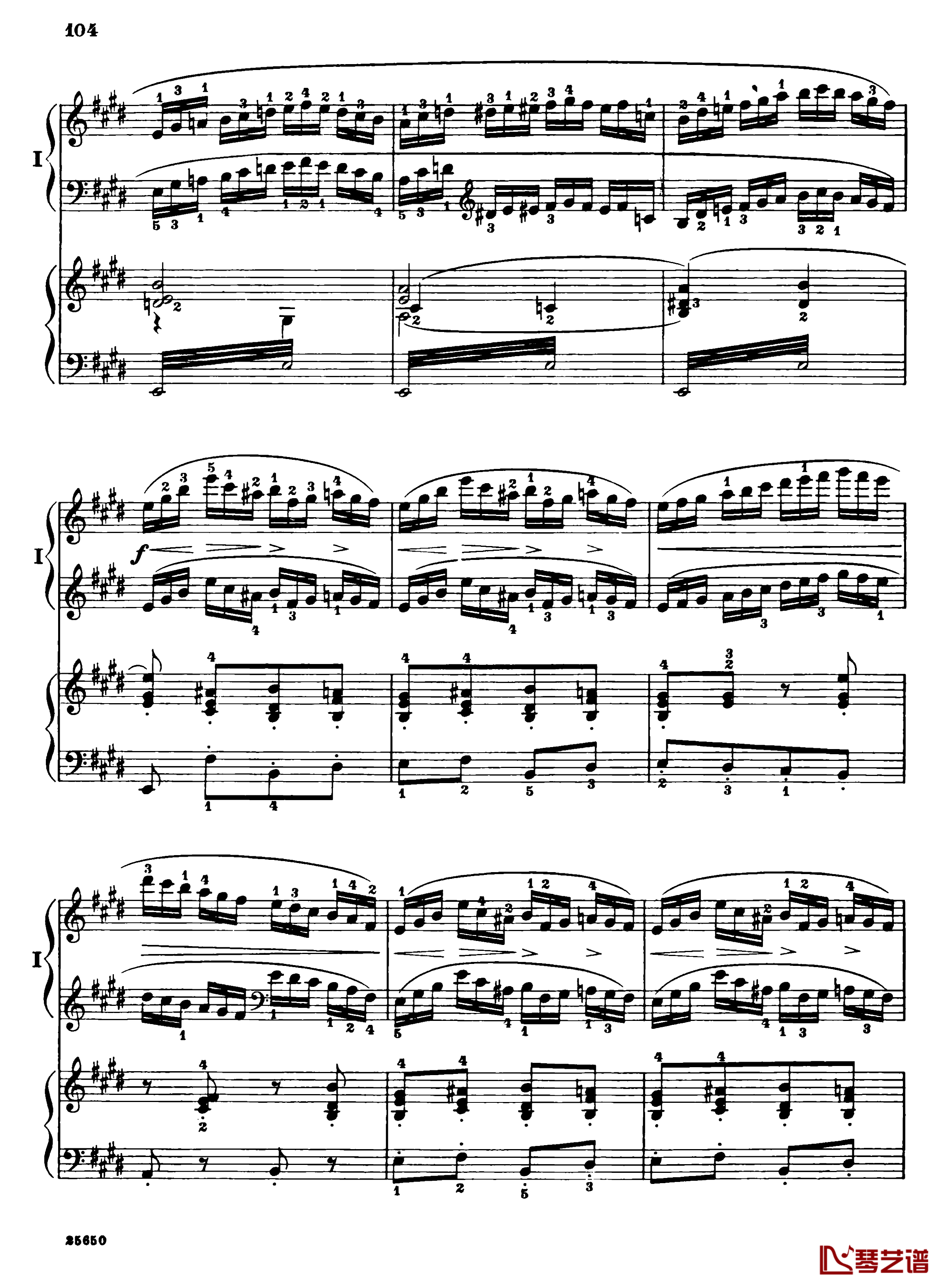 肖邦第一钢琴协奏曲钢琴谱-肖邦106