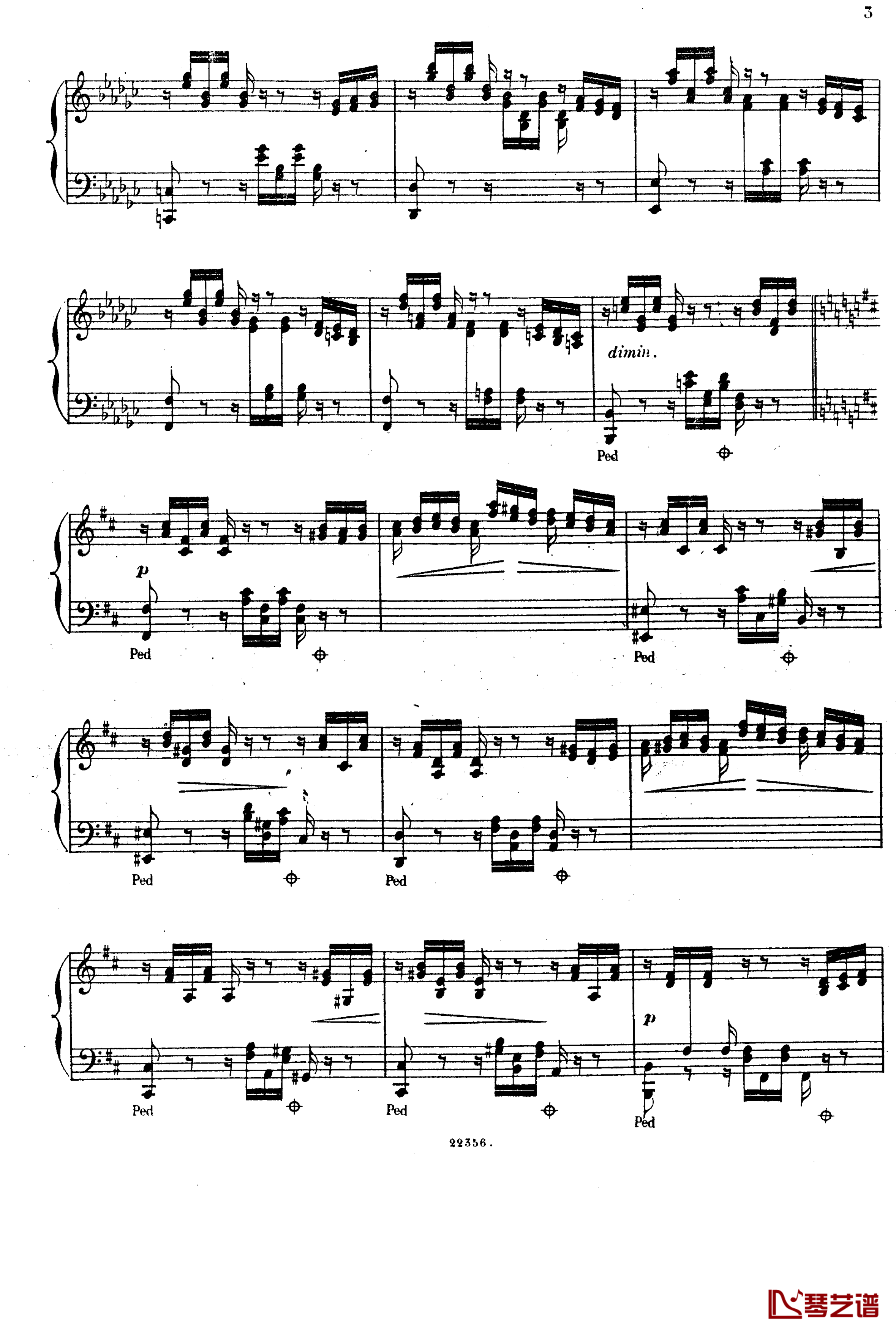  前奏曲与赋格 Op.6钢琴谱-斯甘巴蒂2