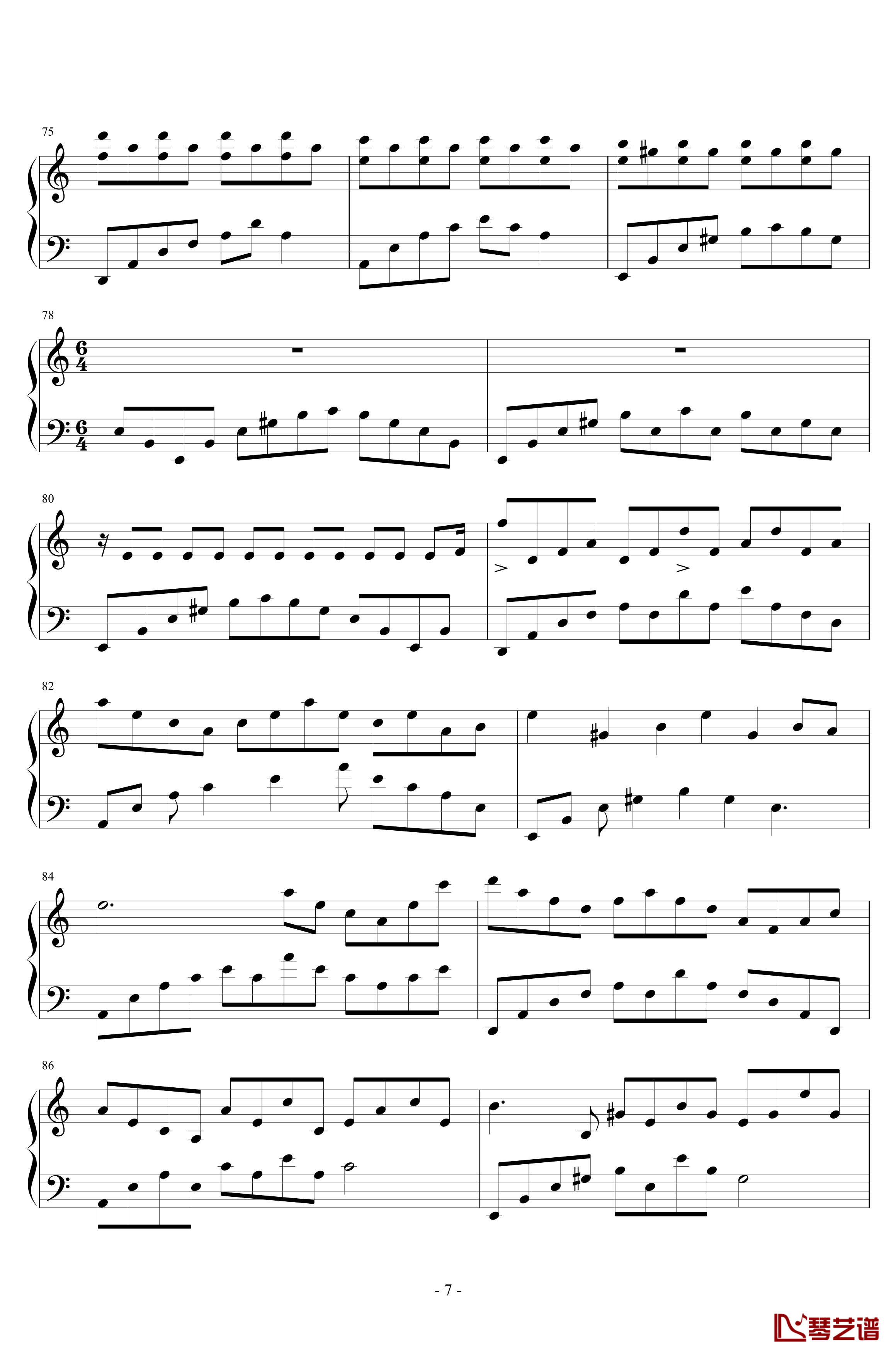 Nocturne in a Minor钢琴谱-Chad Lawson7