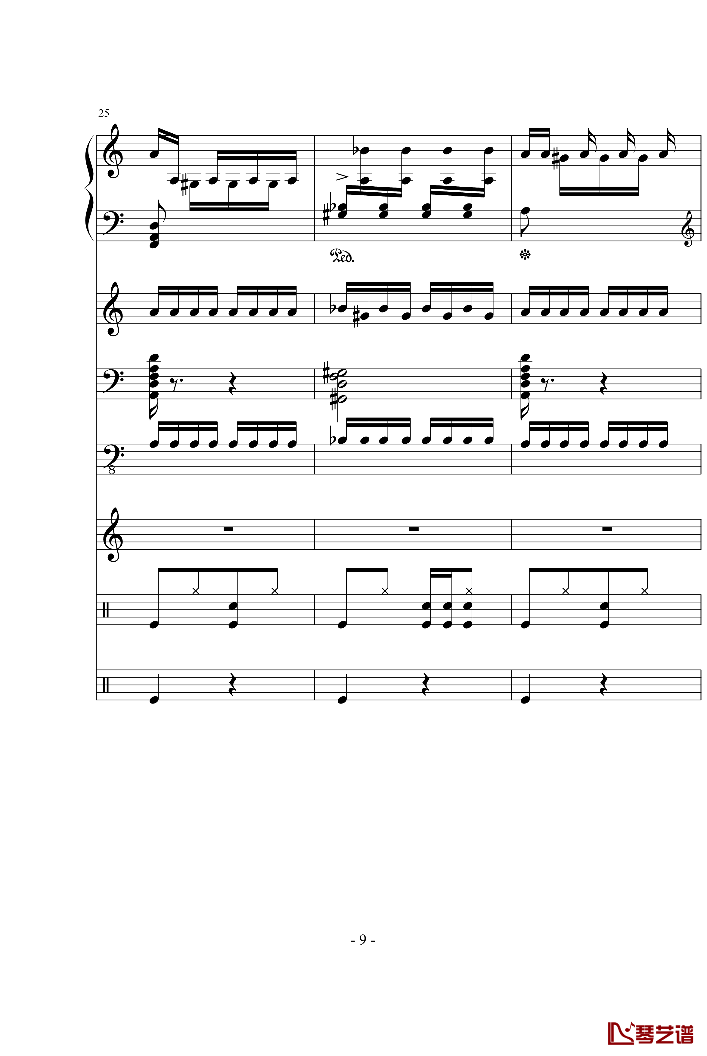 野蜂飞舞钢琴谱-里姆斯基-柯萨科夫9