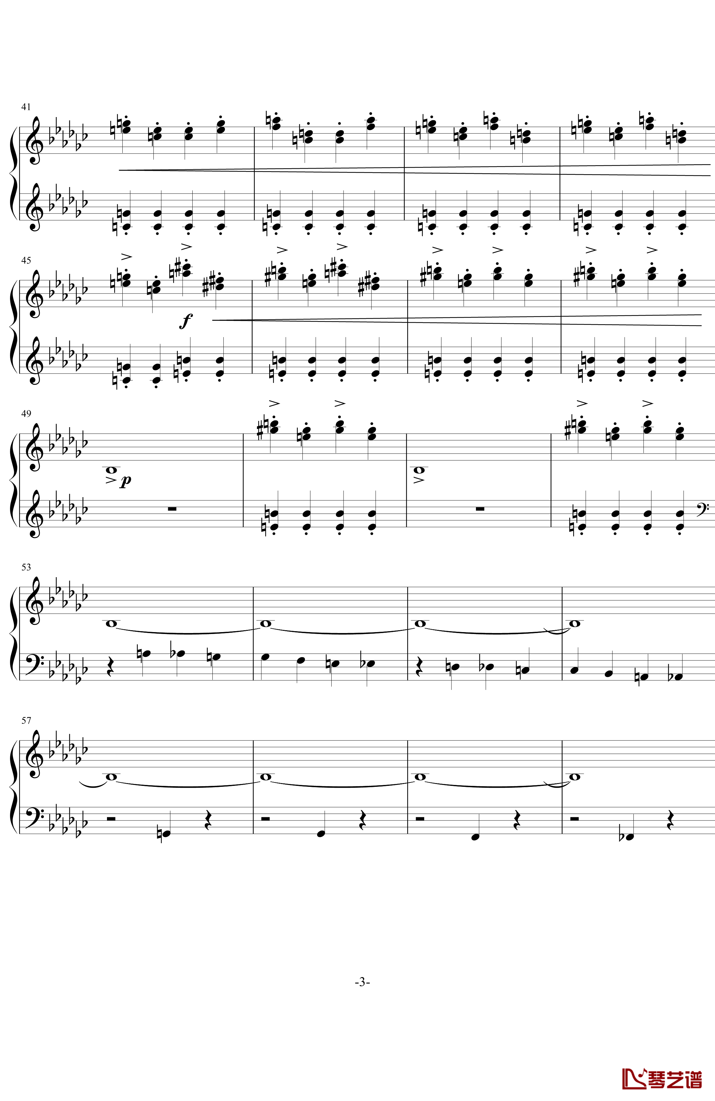 山妖钢琴谱-格里格3