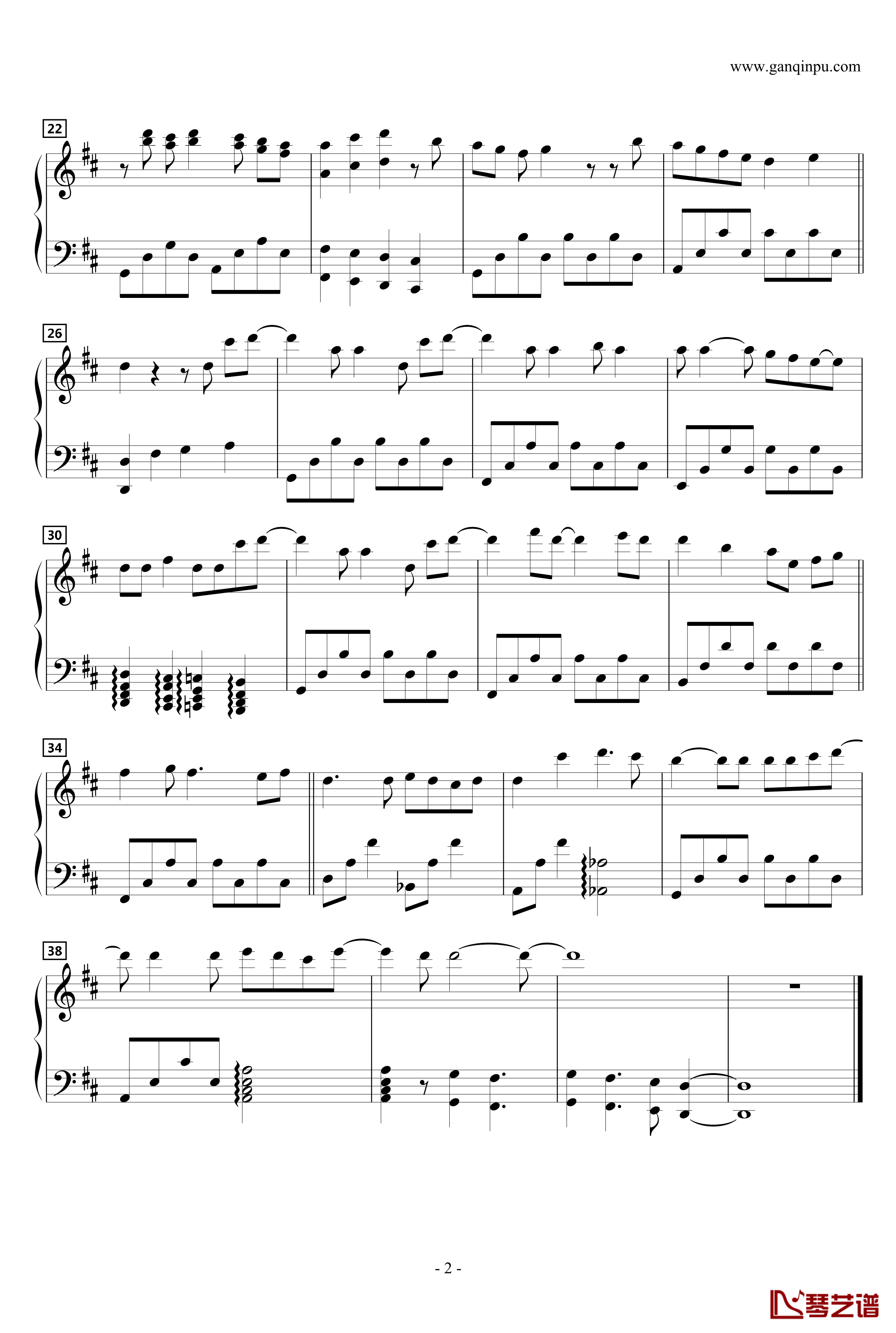 ロウきゅーぶ智花の願い钢琴谱-动漫2