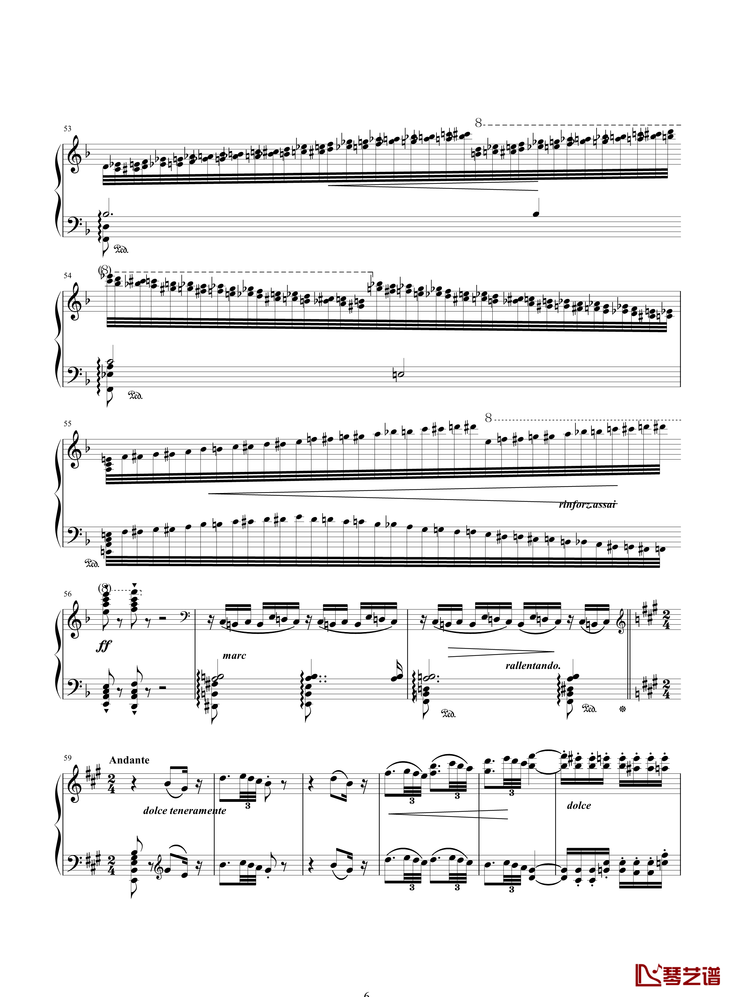 唐璜的回忆钢琴谱-34页全谱-李斯特6