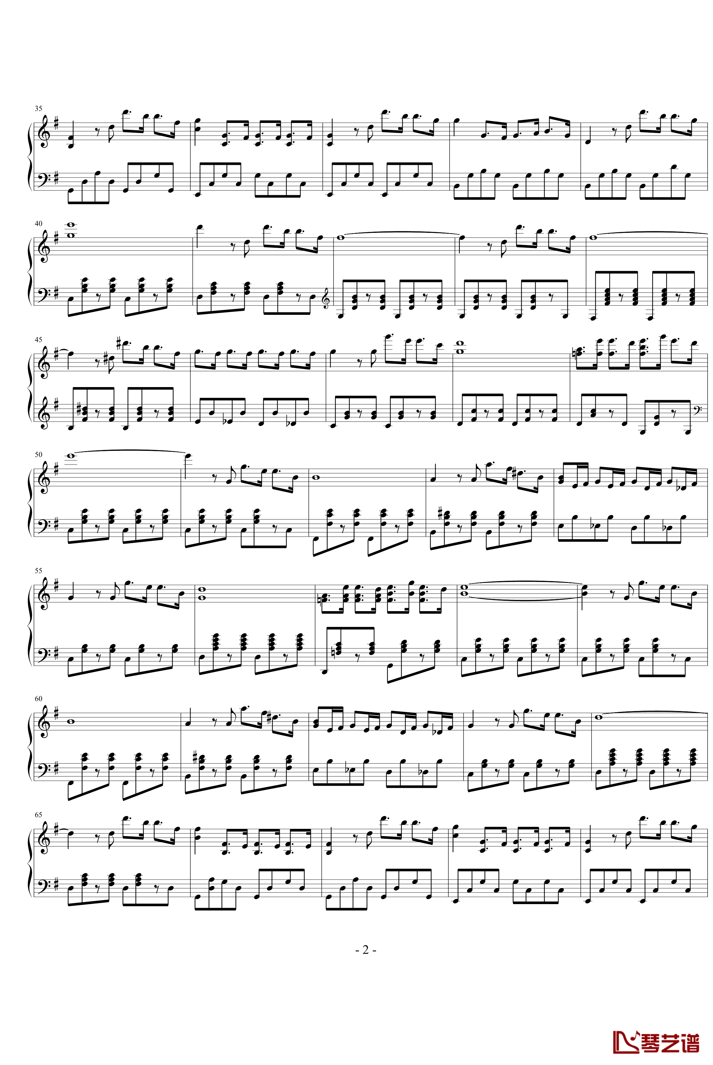 Spring Rain钢琴谱-Yiruma2