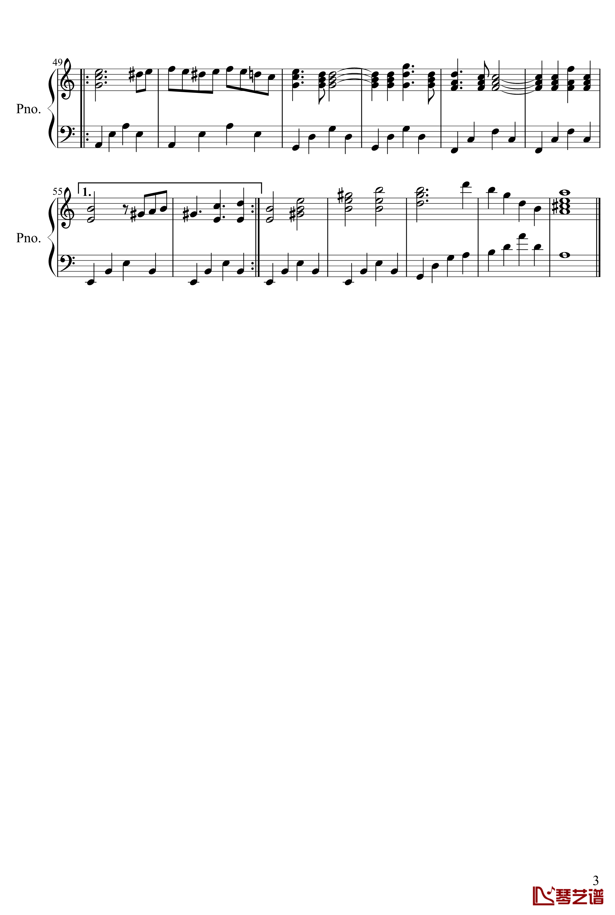 DTB Gaiuden钢琴谱-Leaf Of Csardas-黑之契约者3