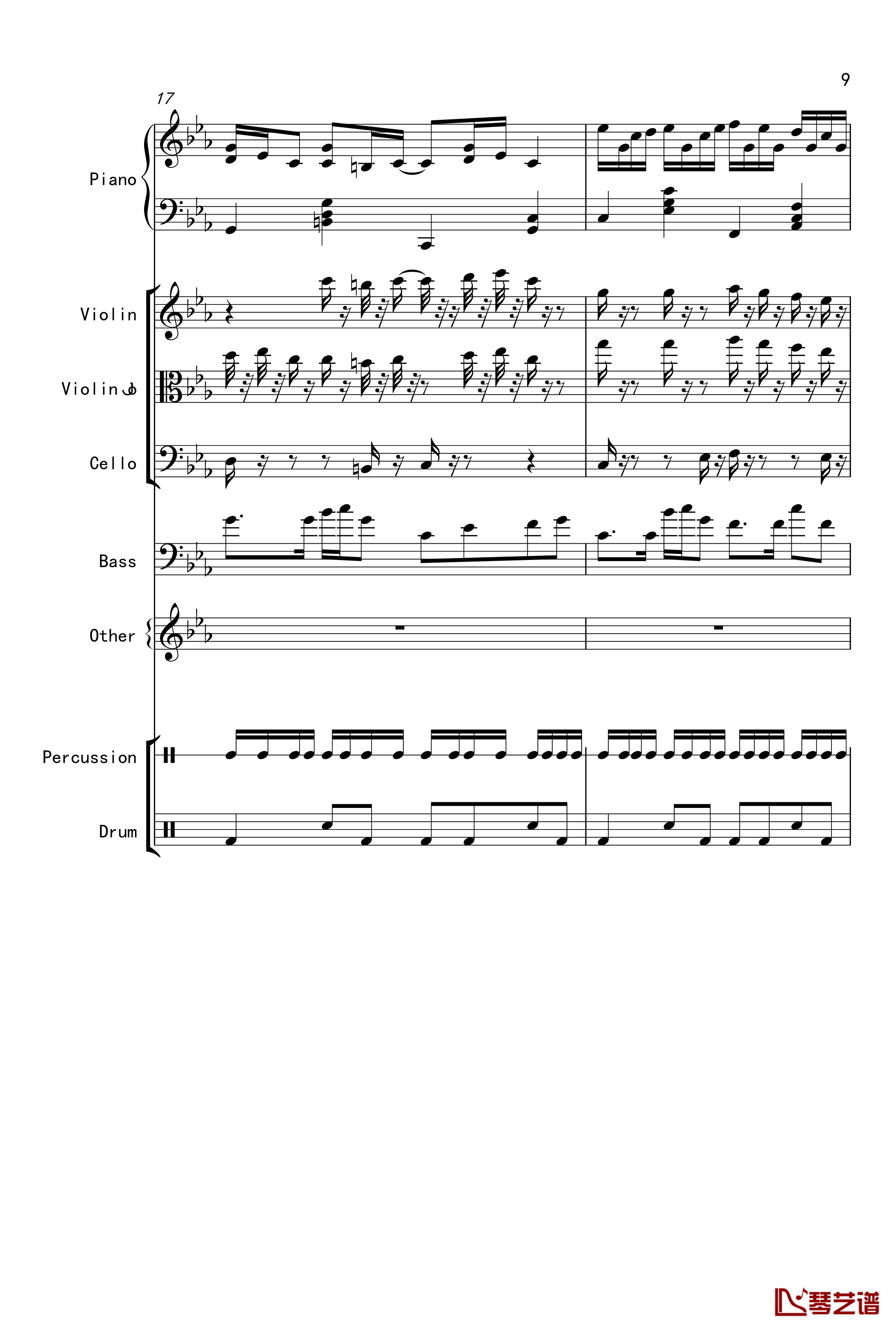 克罗地亚舞曲钢琴谱-Croatian Rhapsody-马克西姆-Maksim·Mrvica9