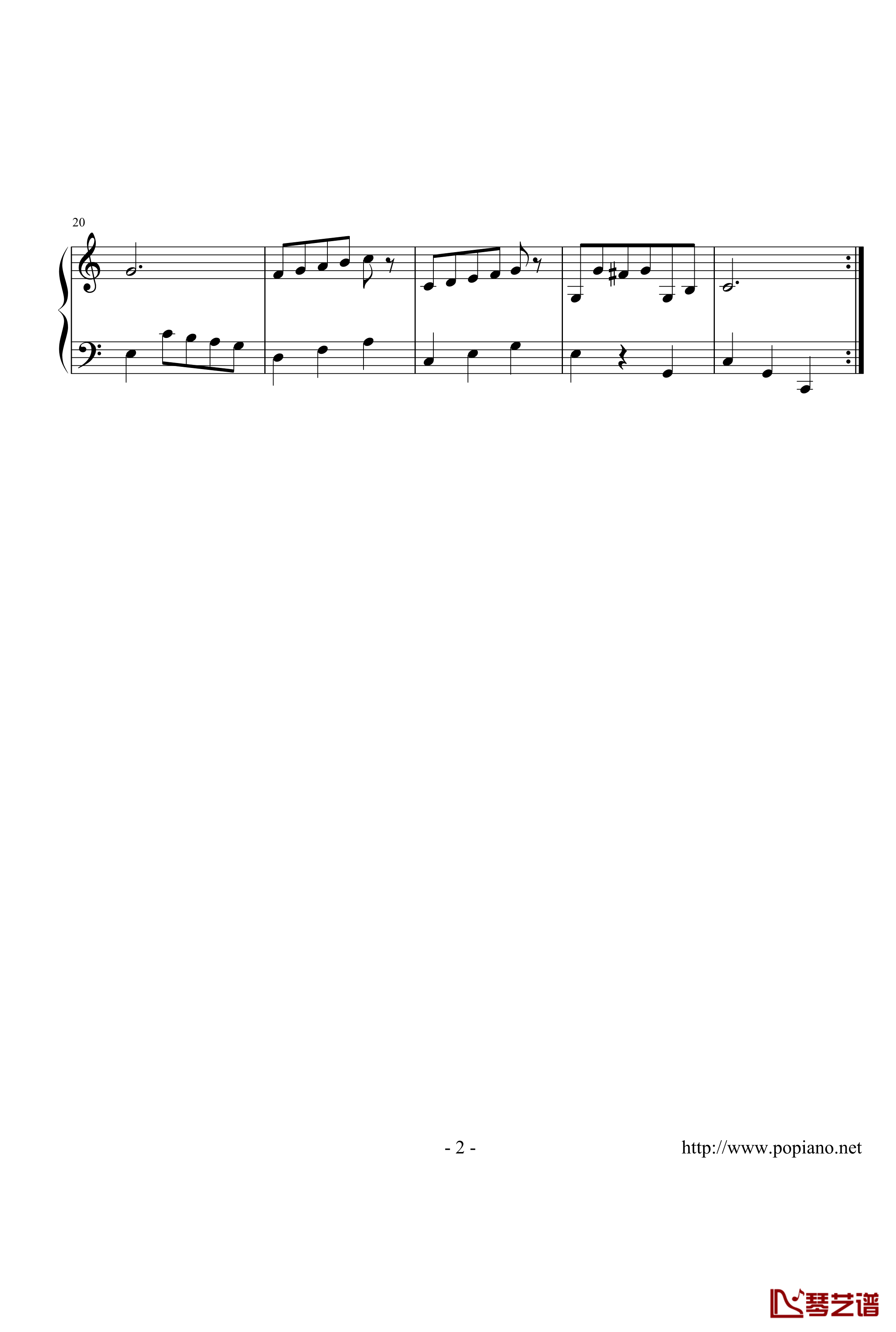 第一小步舞曲钢琴谱-zzmx09162