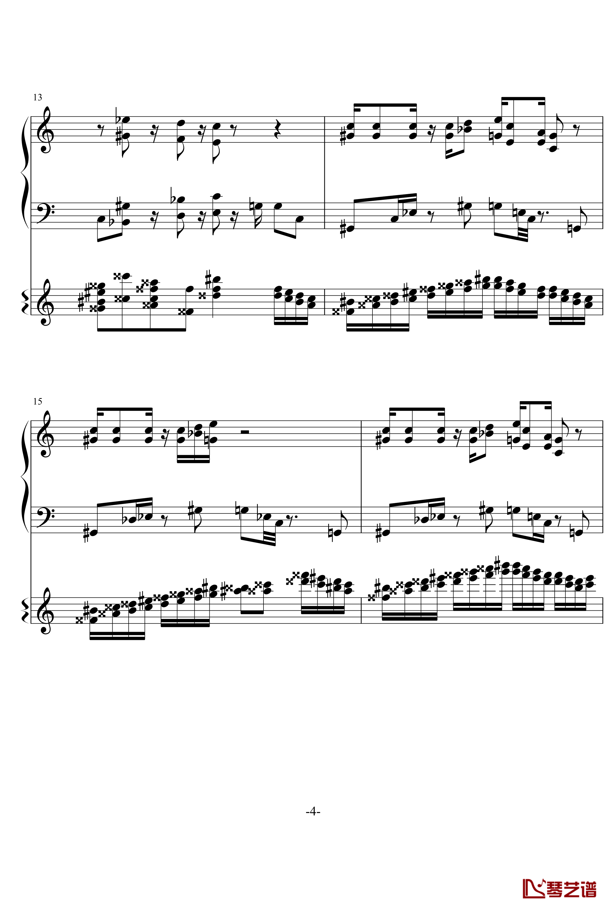 莫扎特和任天堂的故事钢琴谱-超级玛莉4