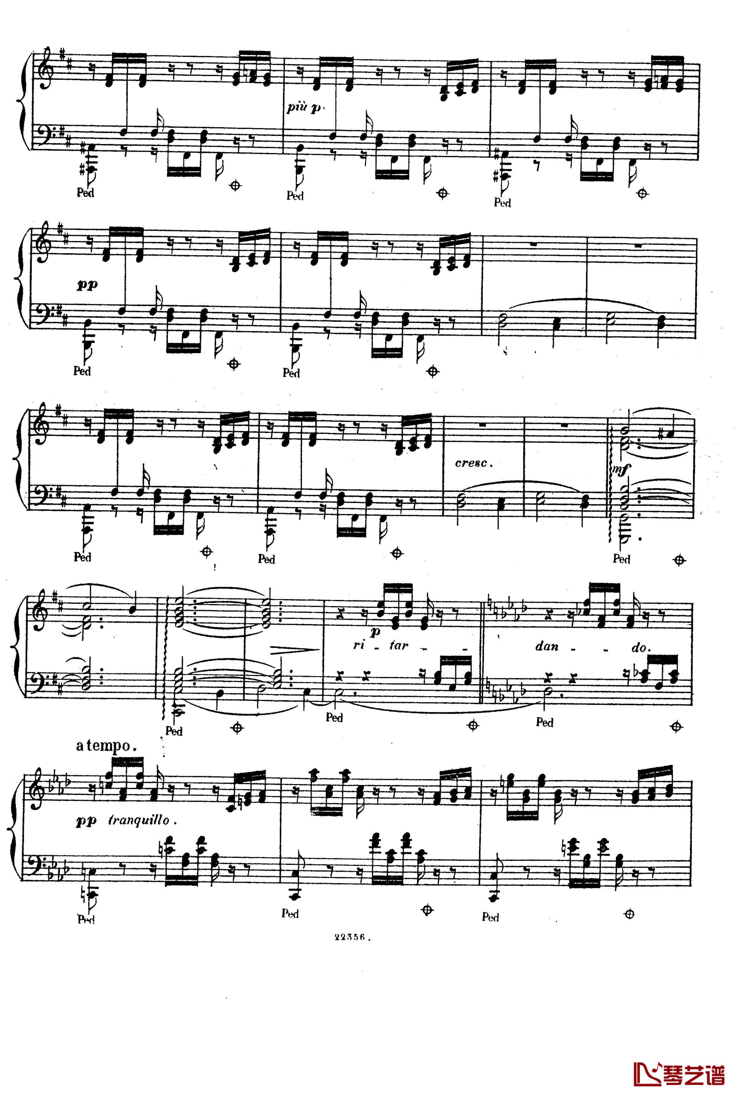  前奏曲与赋格 Op.6钢琴谱-斯甘巴蒂3