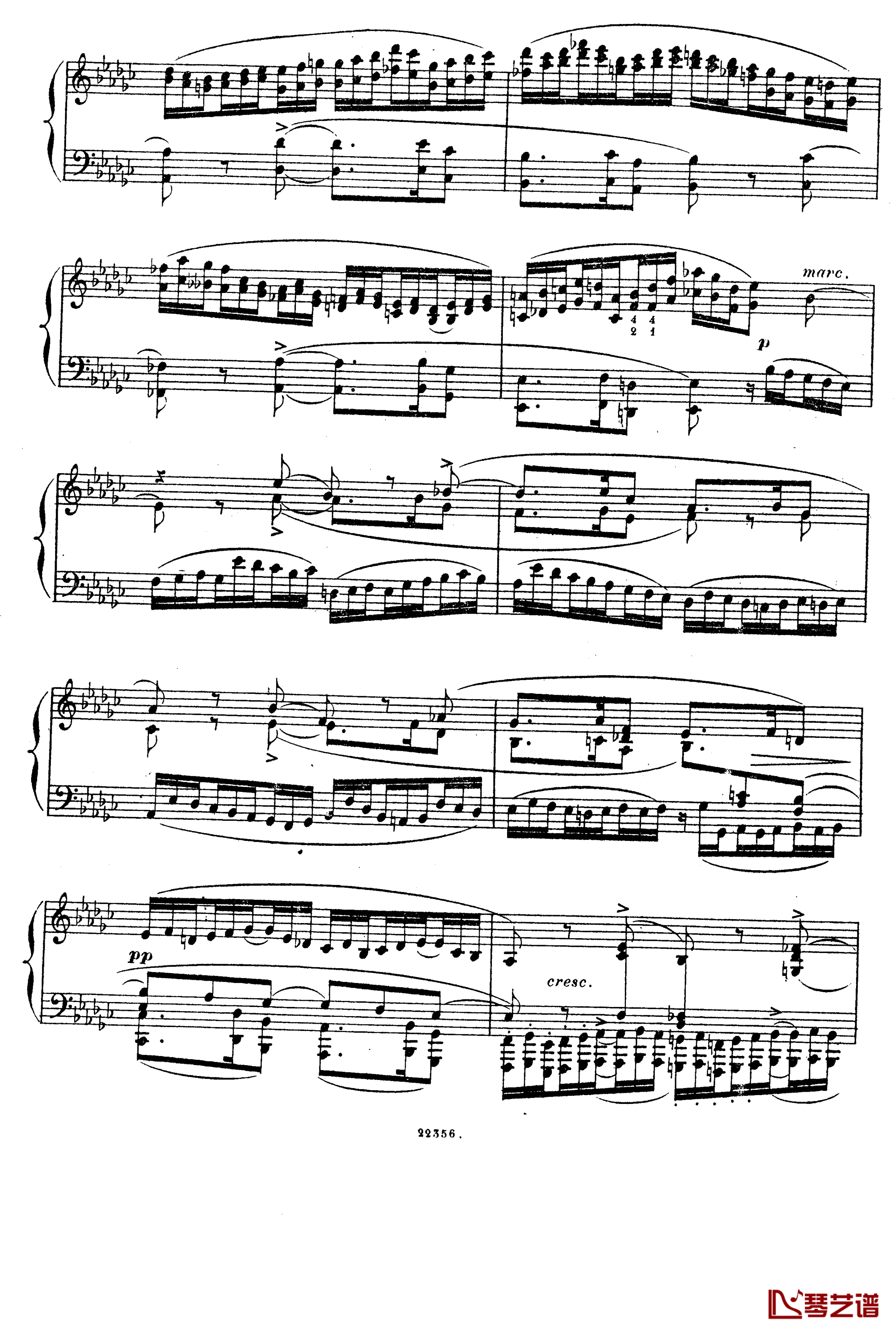  前奏曲与赋格 Op.6钢琴谱-斯甘巴蒂11