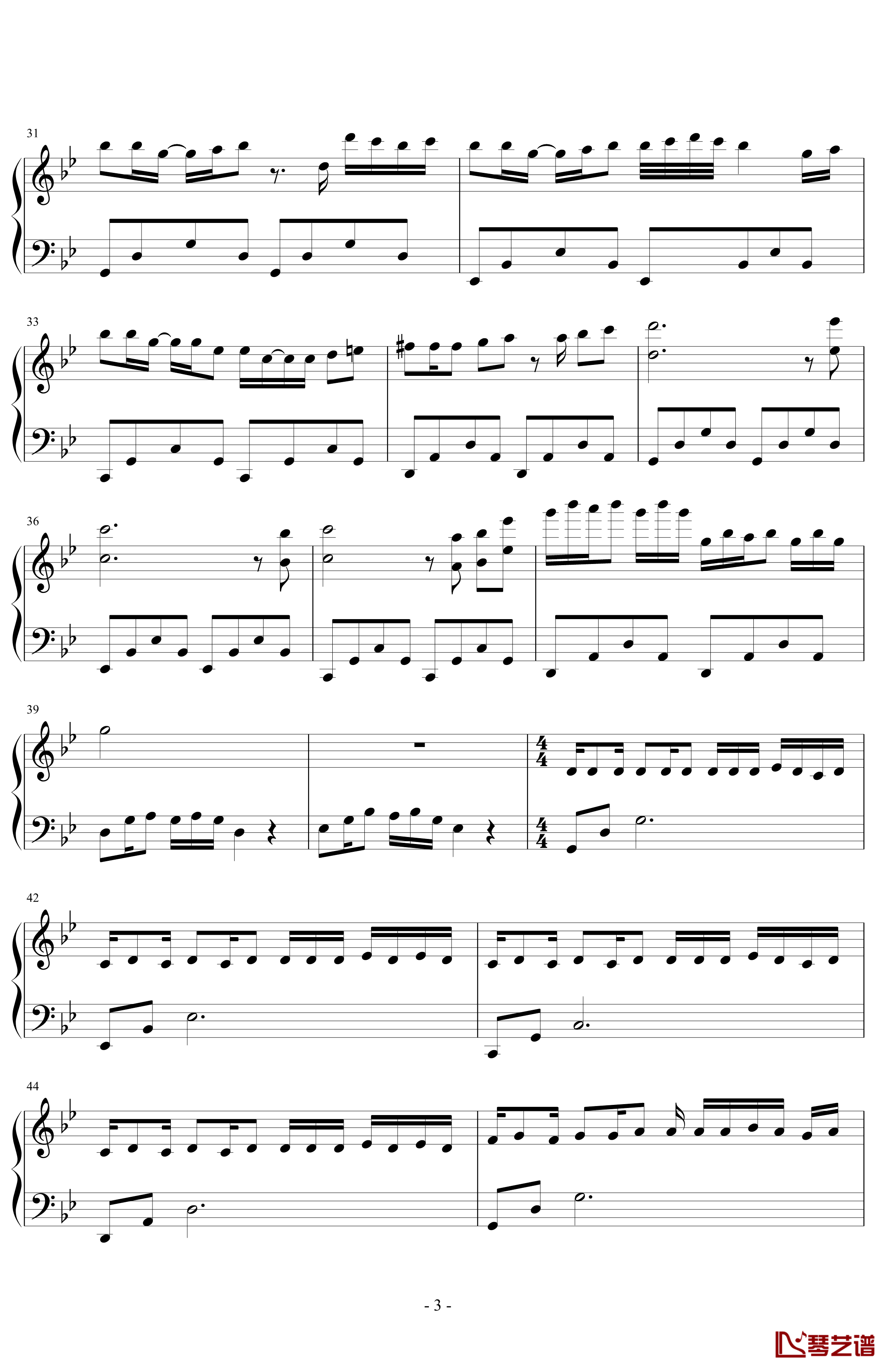 A.I.N.Y钢琴谱-GEM3