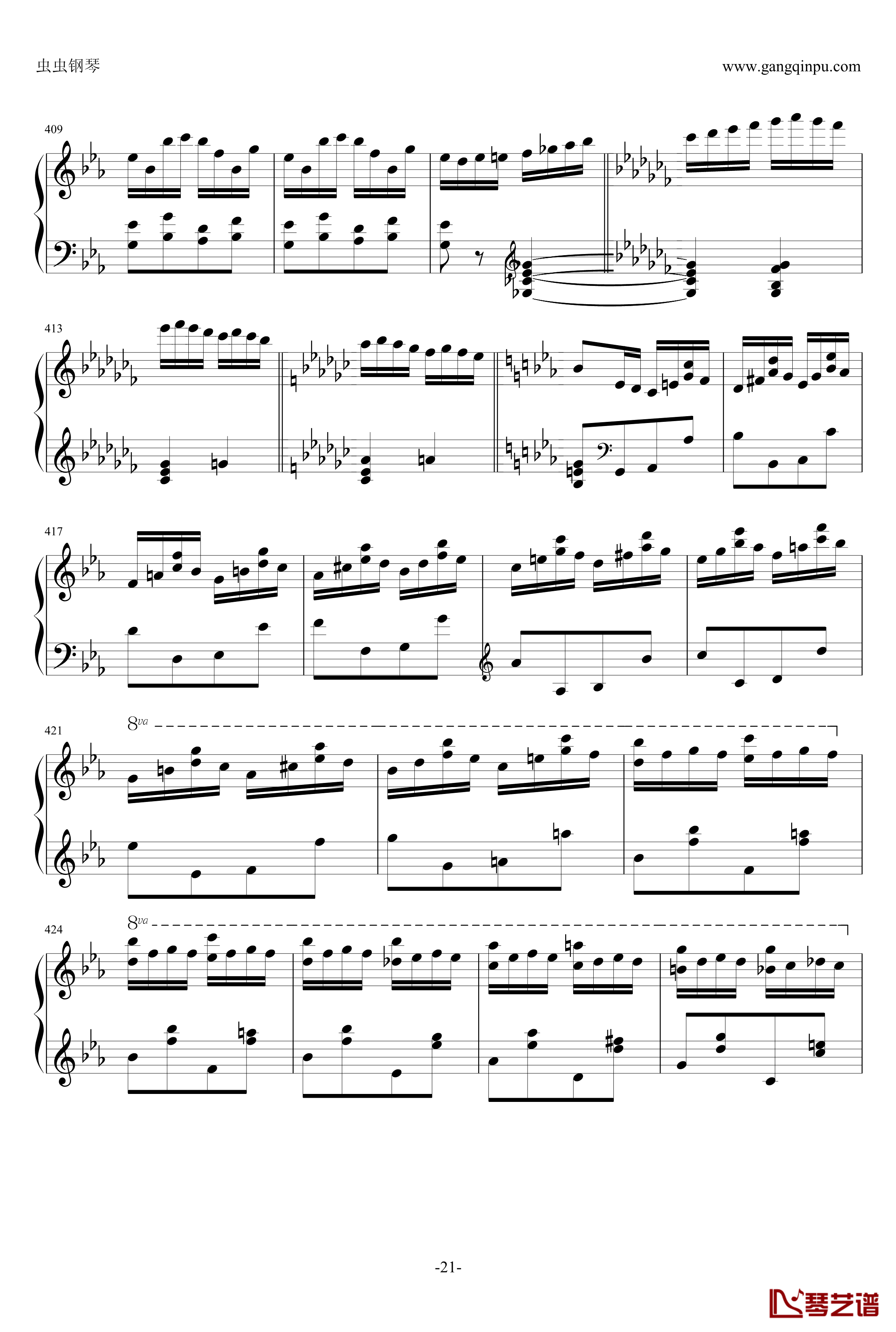 第三钢琴回旋曲Op.16钢琴谱-肖邦-chopin21