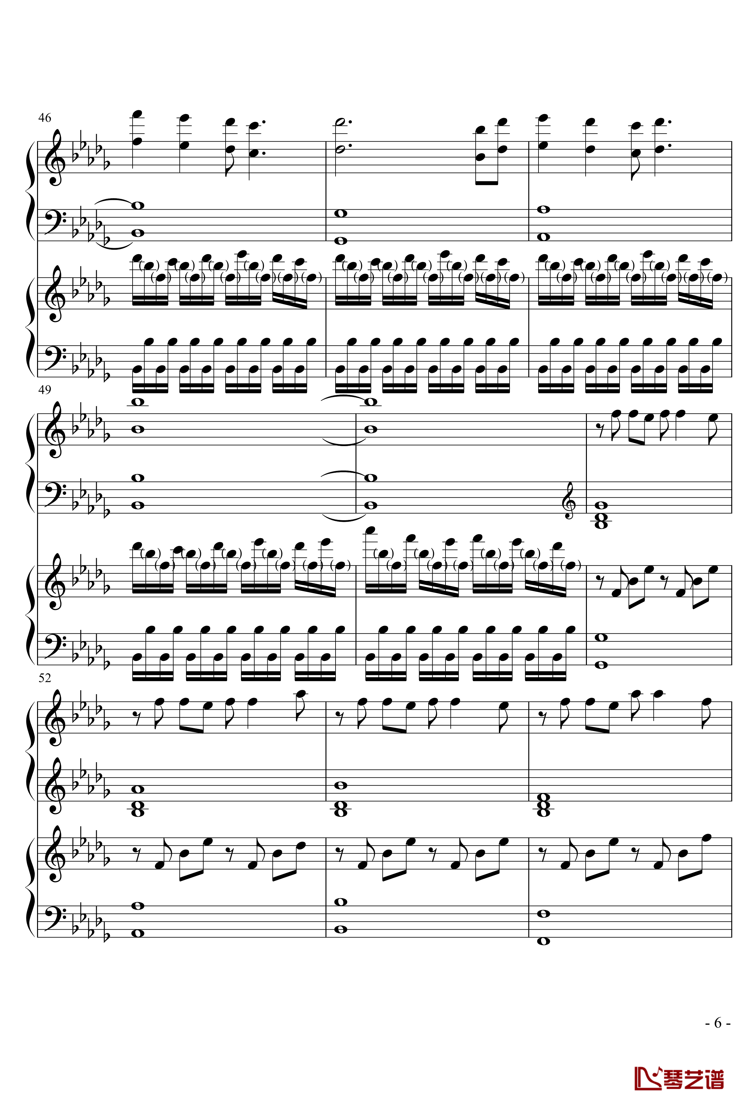 Air钢琴谱-吥洅箛單6