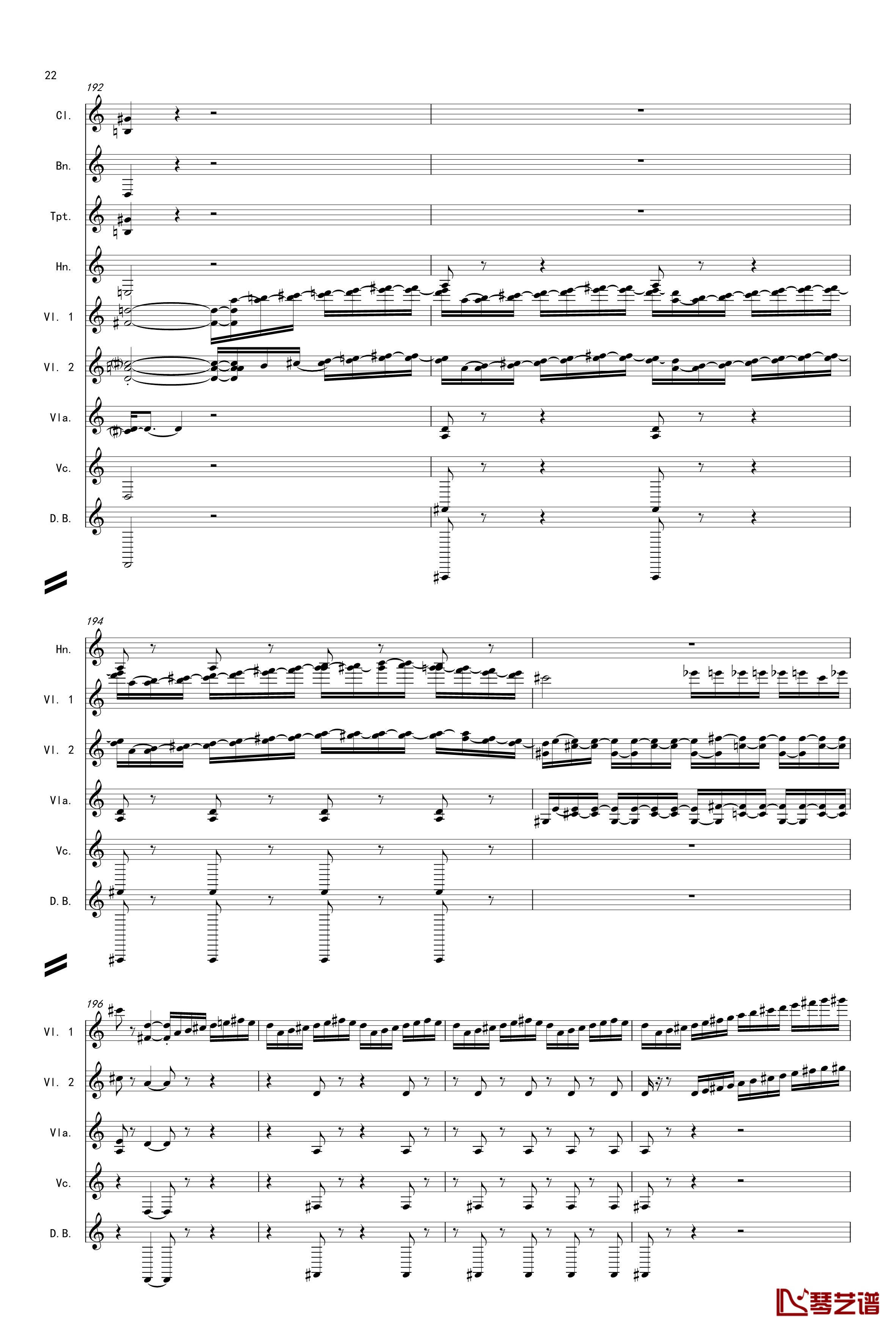 奏鸣曲之交响第14首Ⅲ钢琴谱-贝多芬-beethoven22
