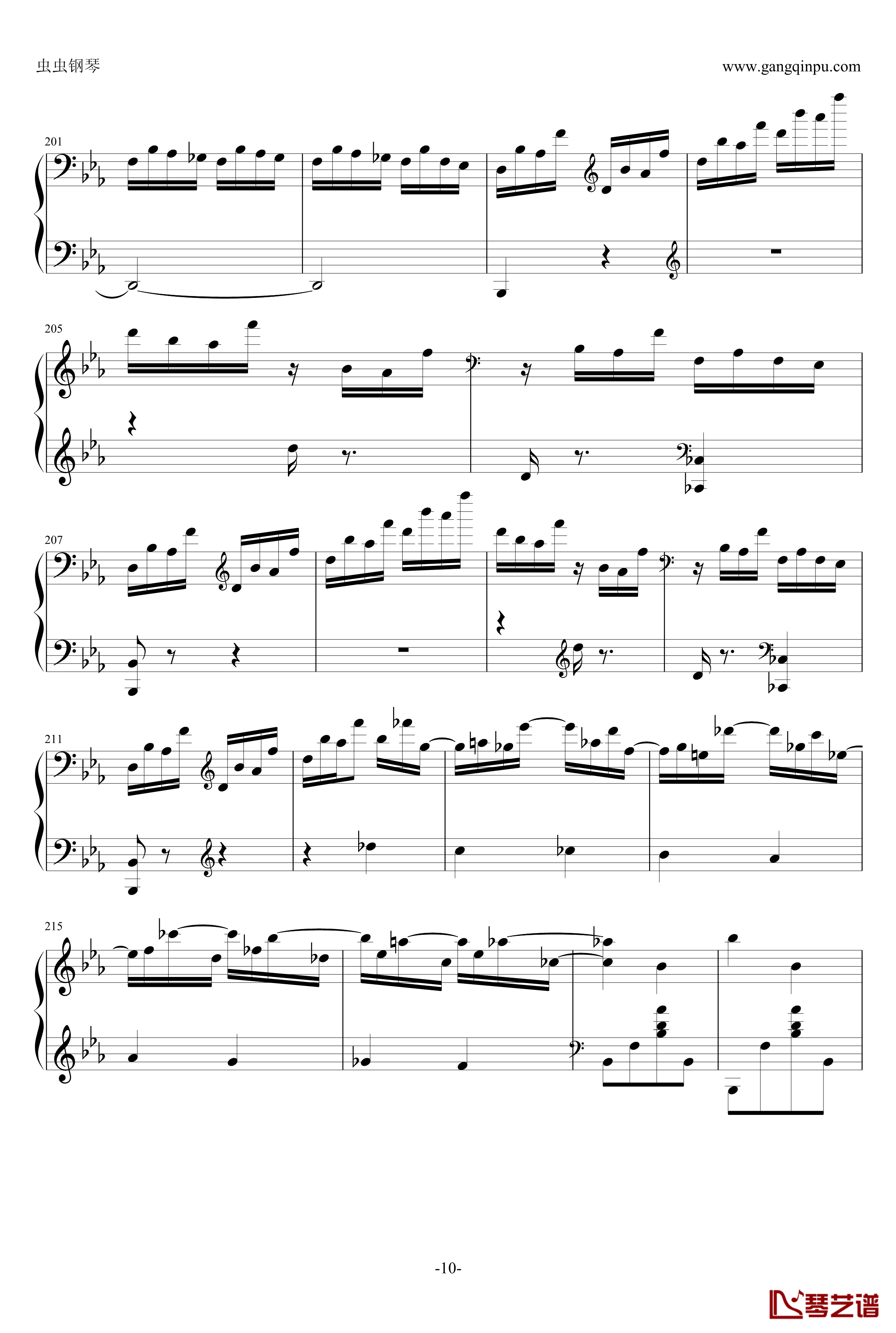 第三钢琴回旋曲Op.16钢琴谱-肖邦-chopin10