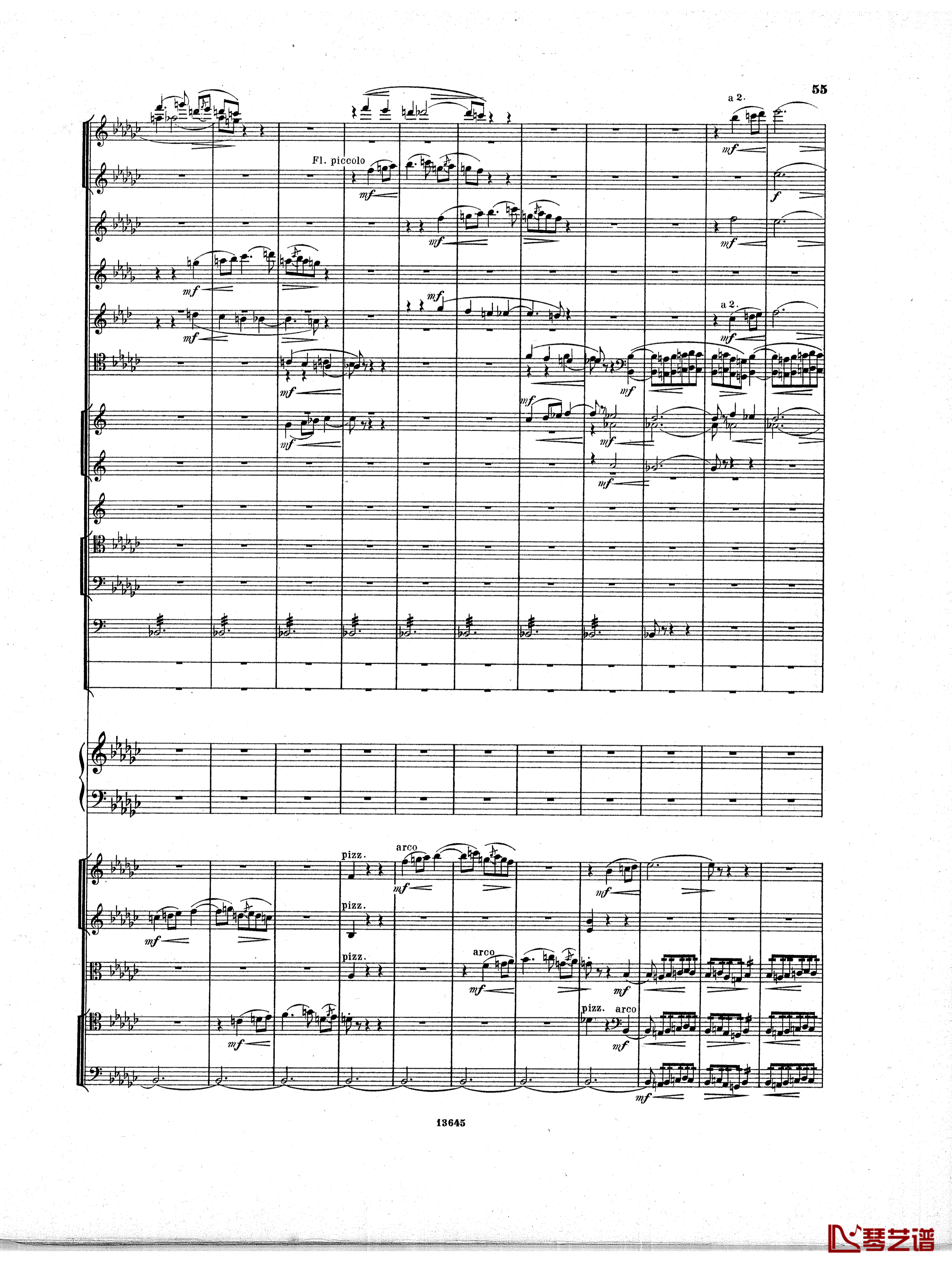 Lyapunov 降E小调第一钢琴协奏曲 Op.4钢琴谱-Lyapunov54