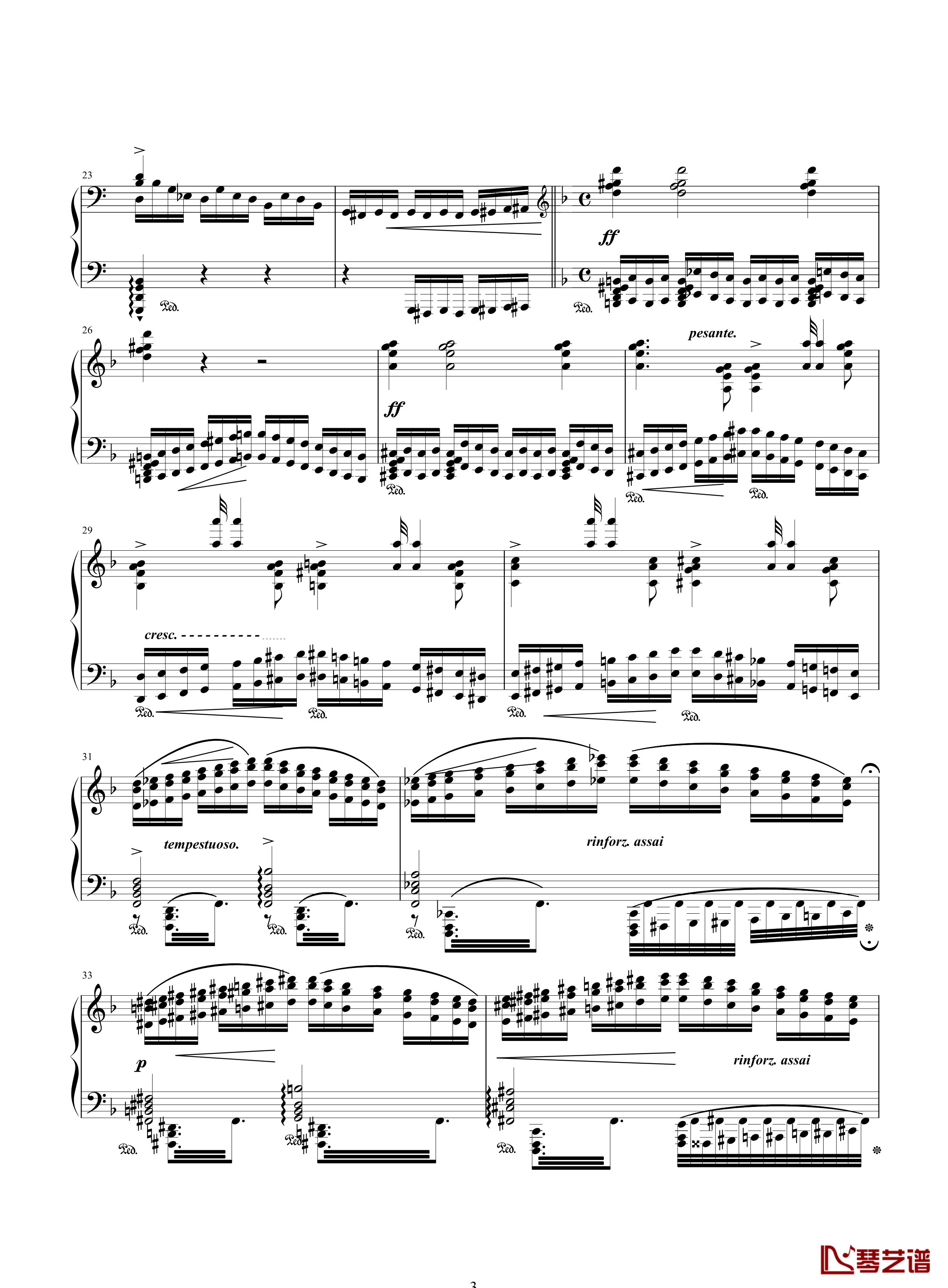 唐璜的回忆钢琴谱-34页全谱-李斯特3