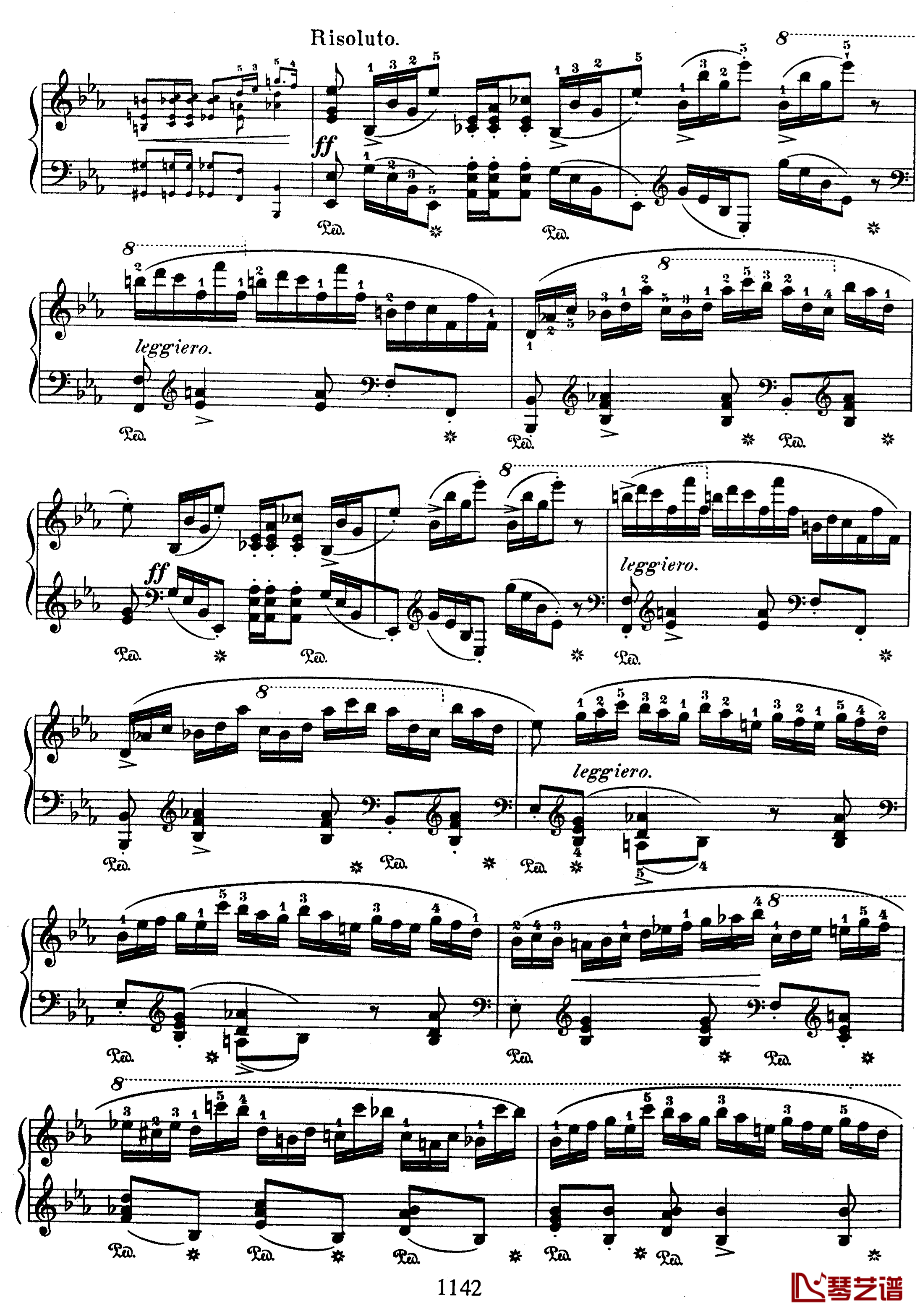 chopin op22钢琴谱-Andante Spianato&Grande Polonaise-肖邦-chopin17