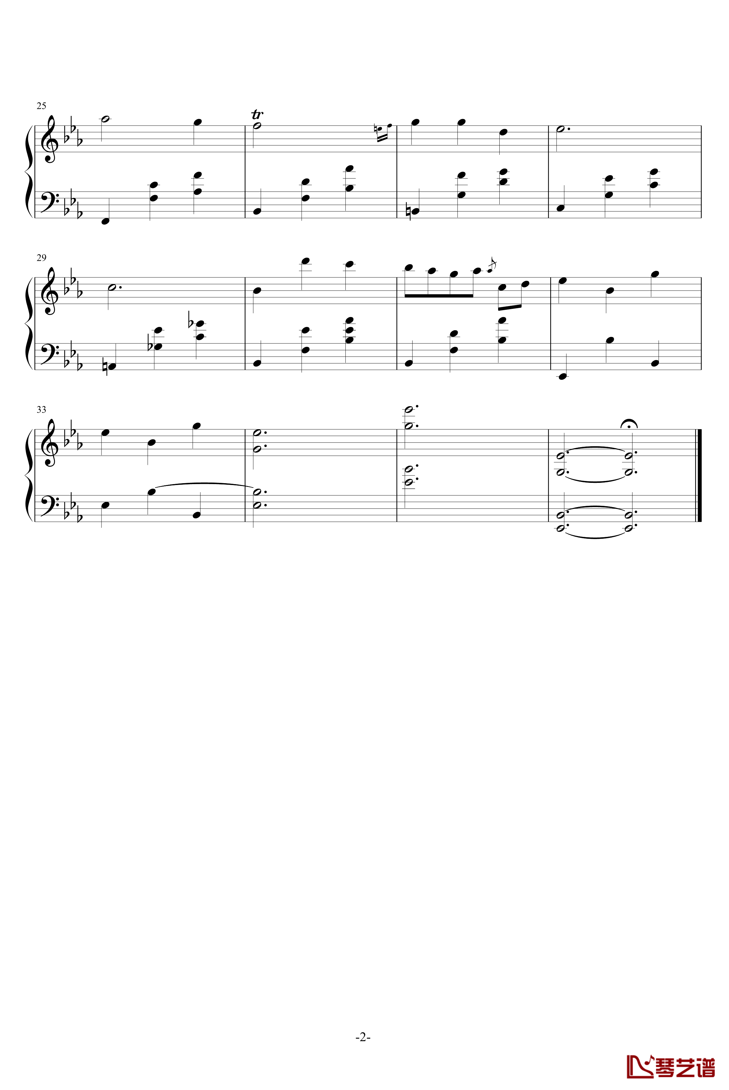 夜曲钢琴谱-简易版-肖邦-chopin2