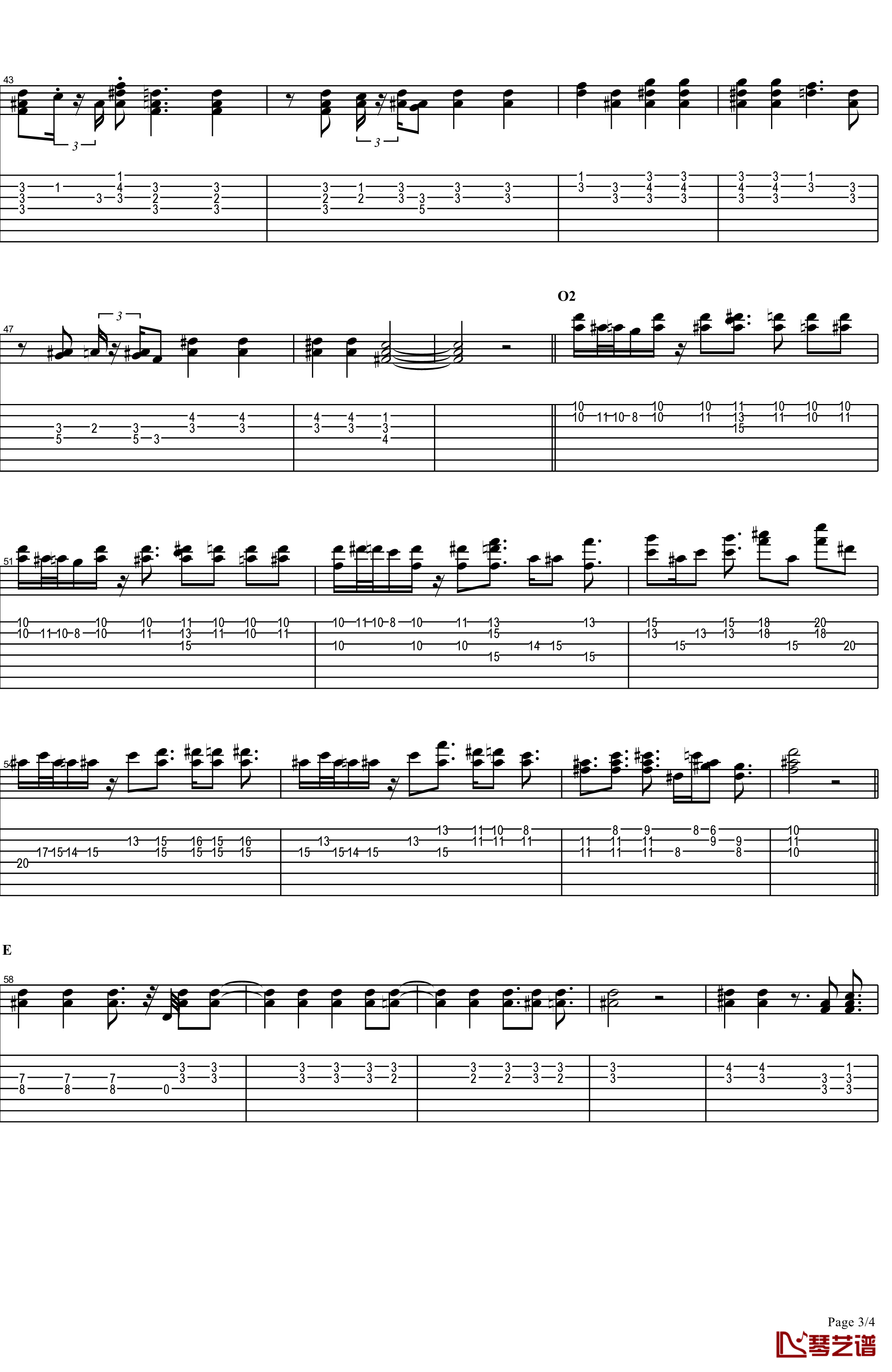 不完整的旋律钢琴谱-王力宏3