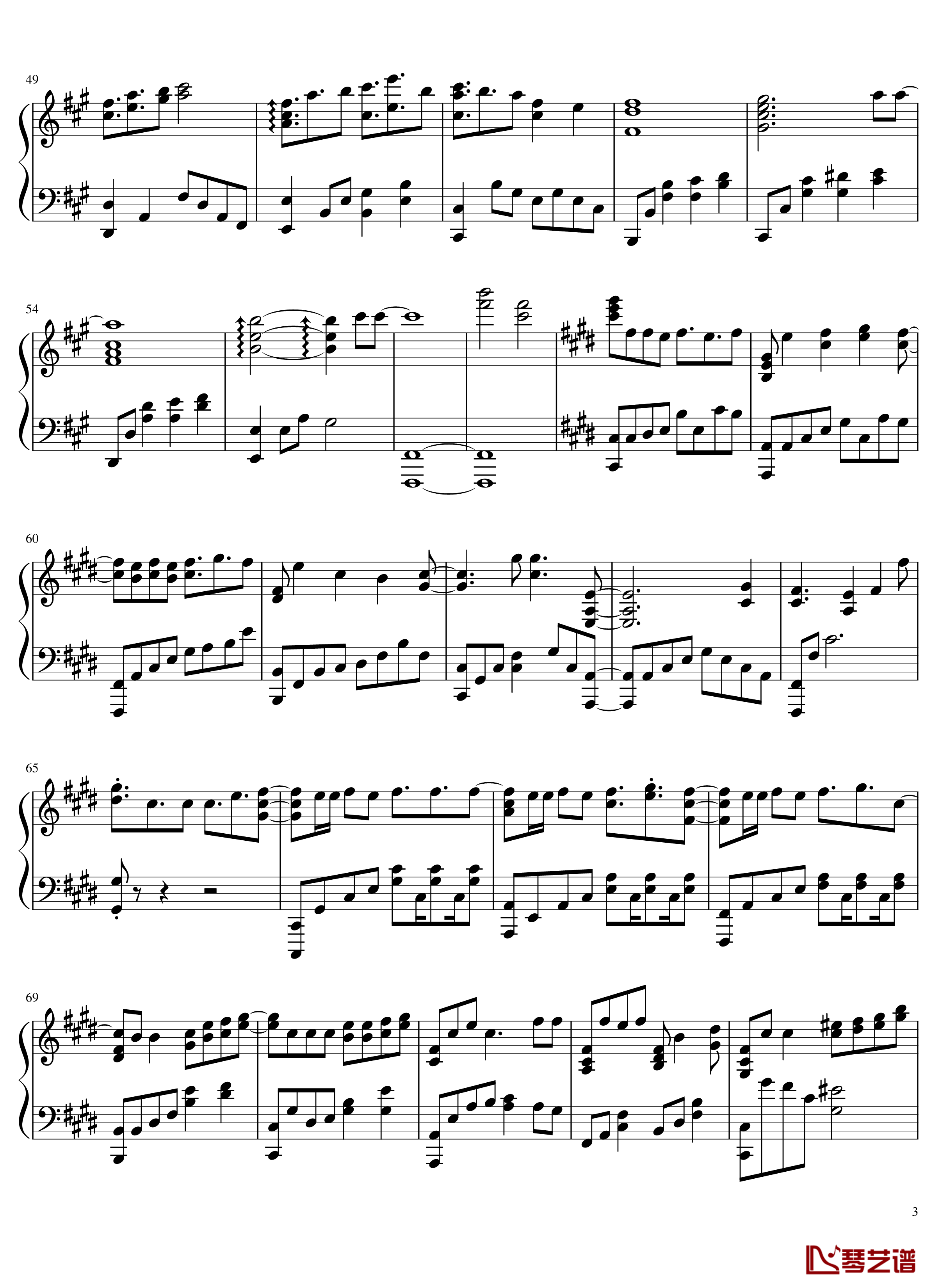 There is a reason钢琴谱-nogamenolife3