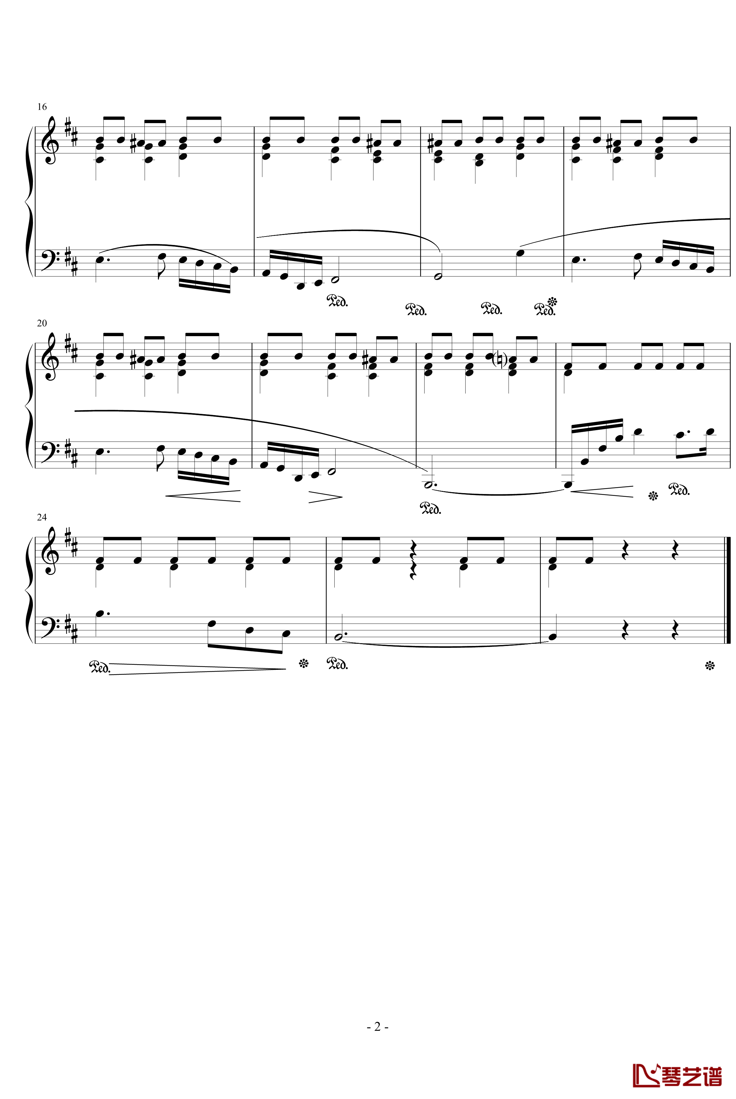 b小调前奏曲钢琴谱-肖邦-chopin2