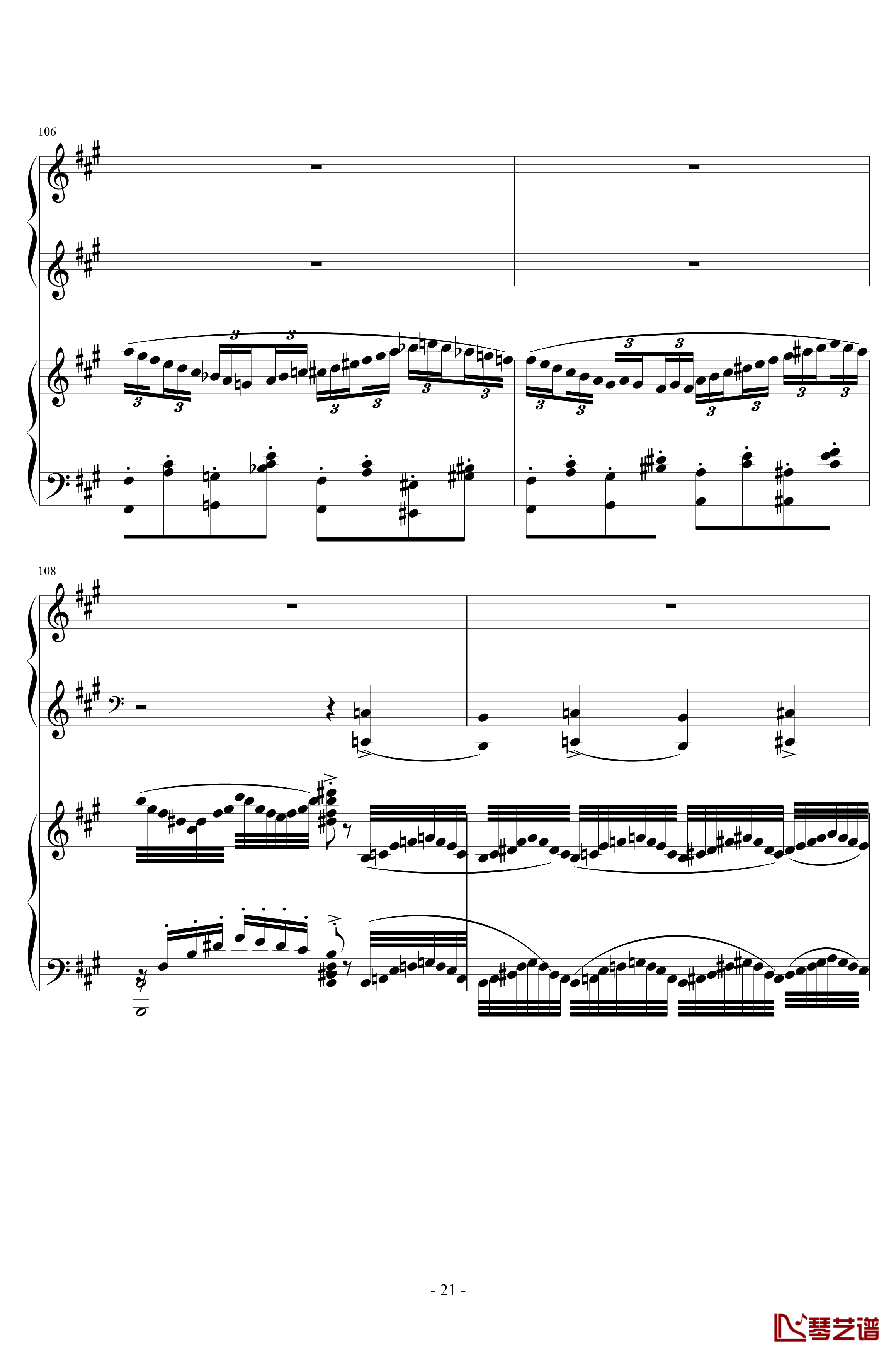 Piano Concerto No.6 in sharp F Minor Op.57 I.钢琴谱-一个球21