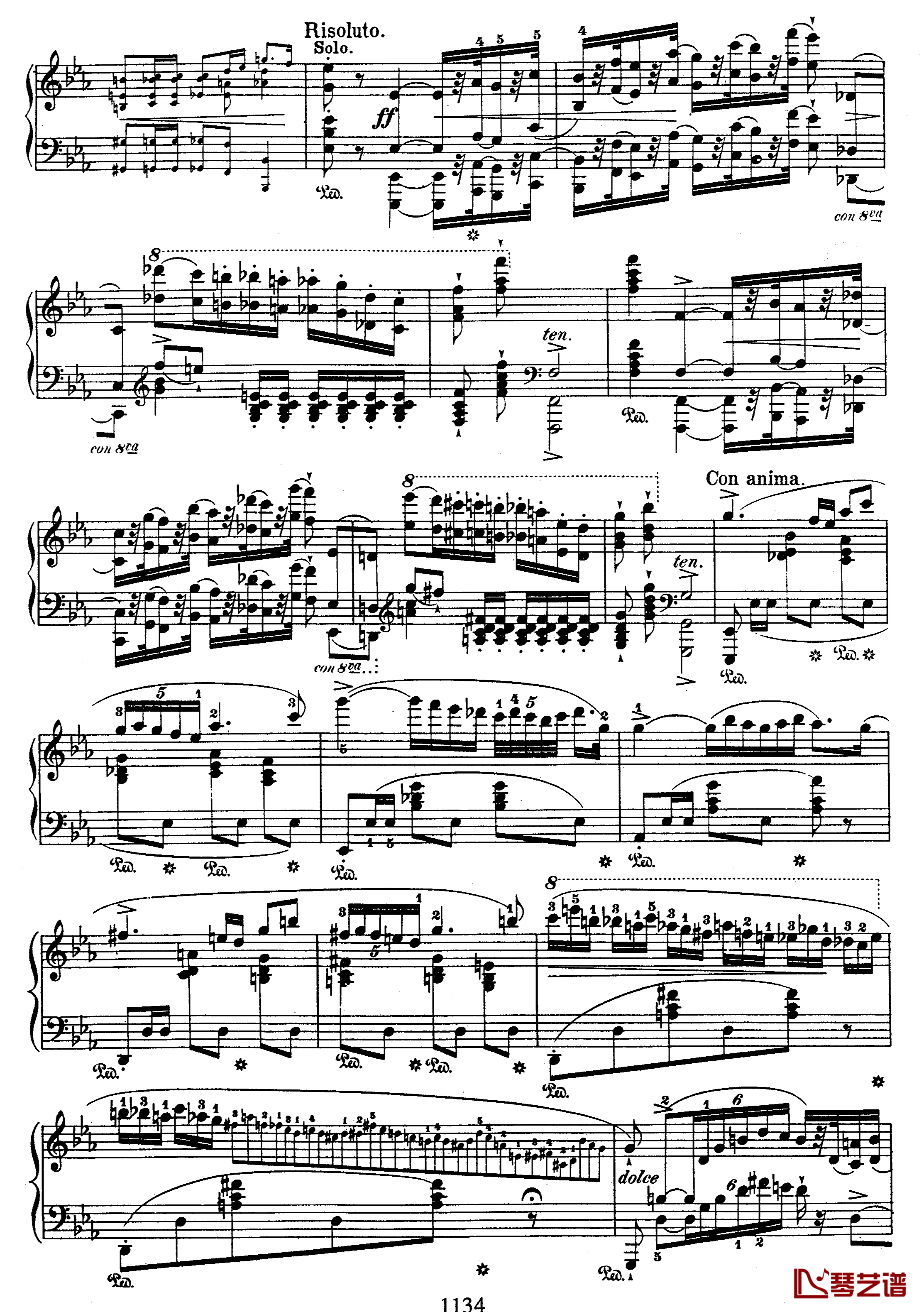 chopin op22钢琴谱-Andante Spianato&Grande Polonaise-肖邦-chopin9