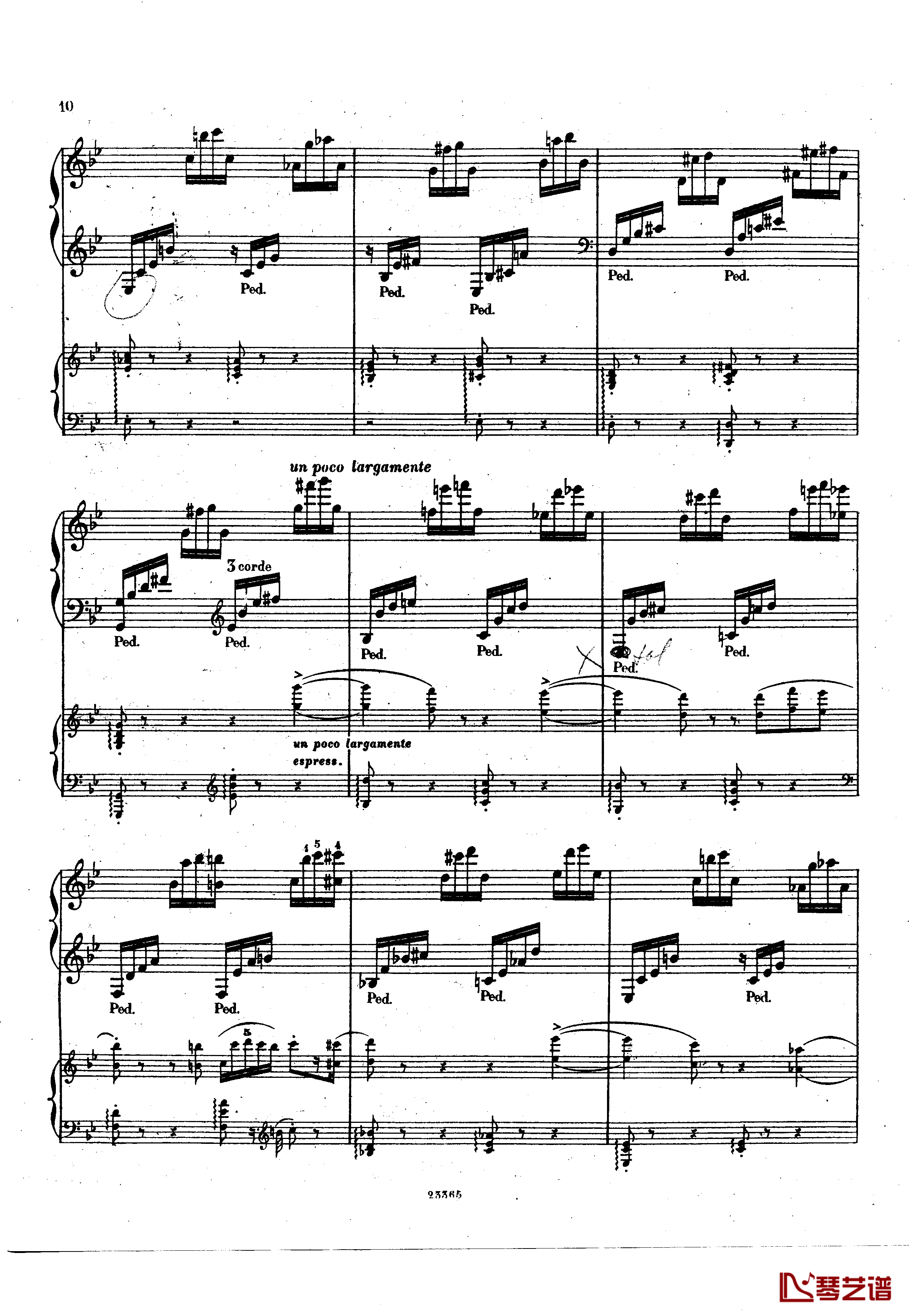g小调钢琴协奏曲  Op.15钢琴谱-斯甘巴蒂10