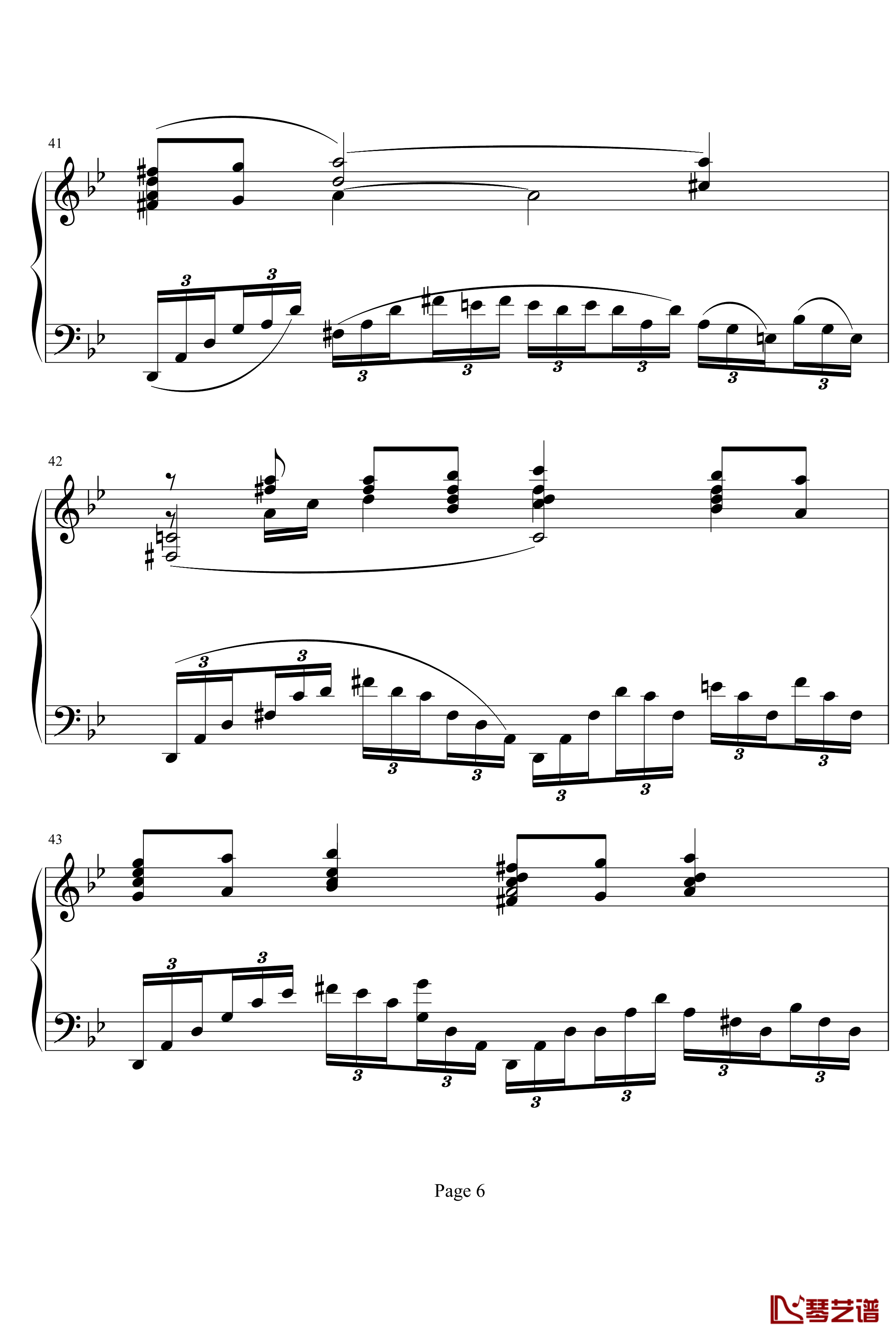  G小调前奏曲.op.23 No.5钢琴谱-拉赫马尼若夫-Rachmaninoff6