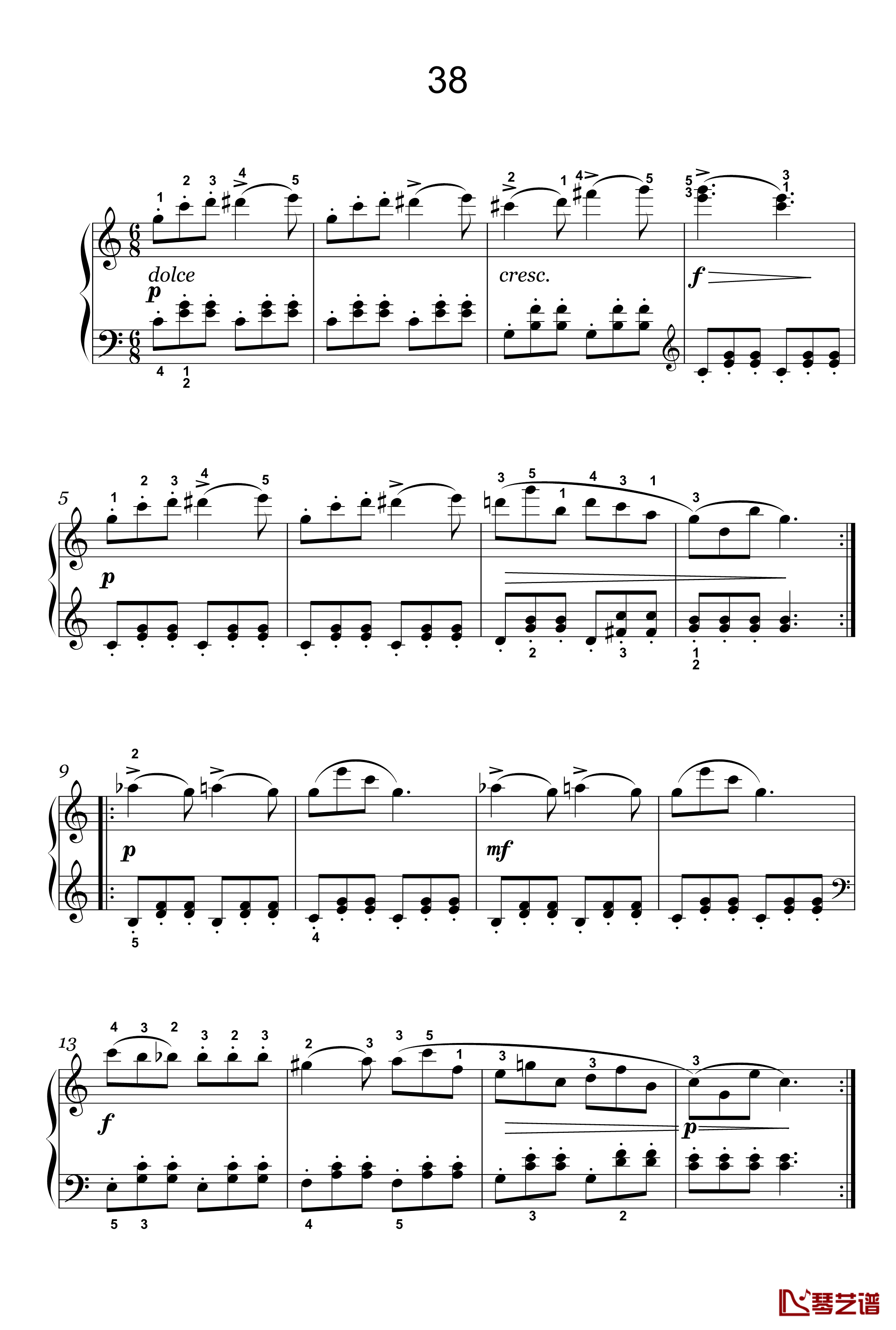 33钢琴谱-56-车尔尼-Czerny-5996