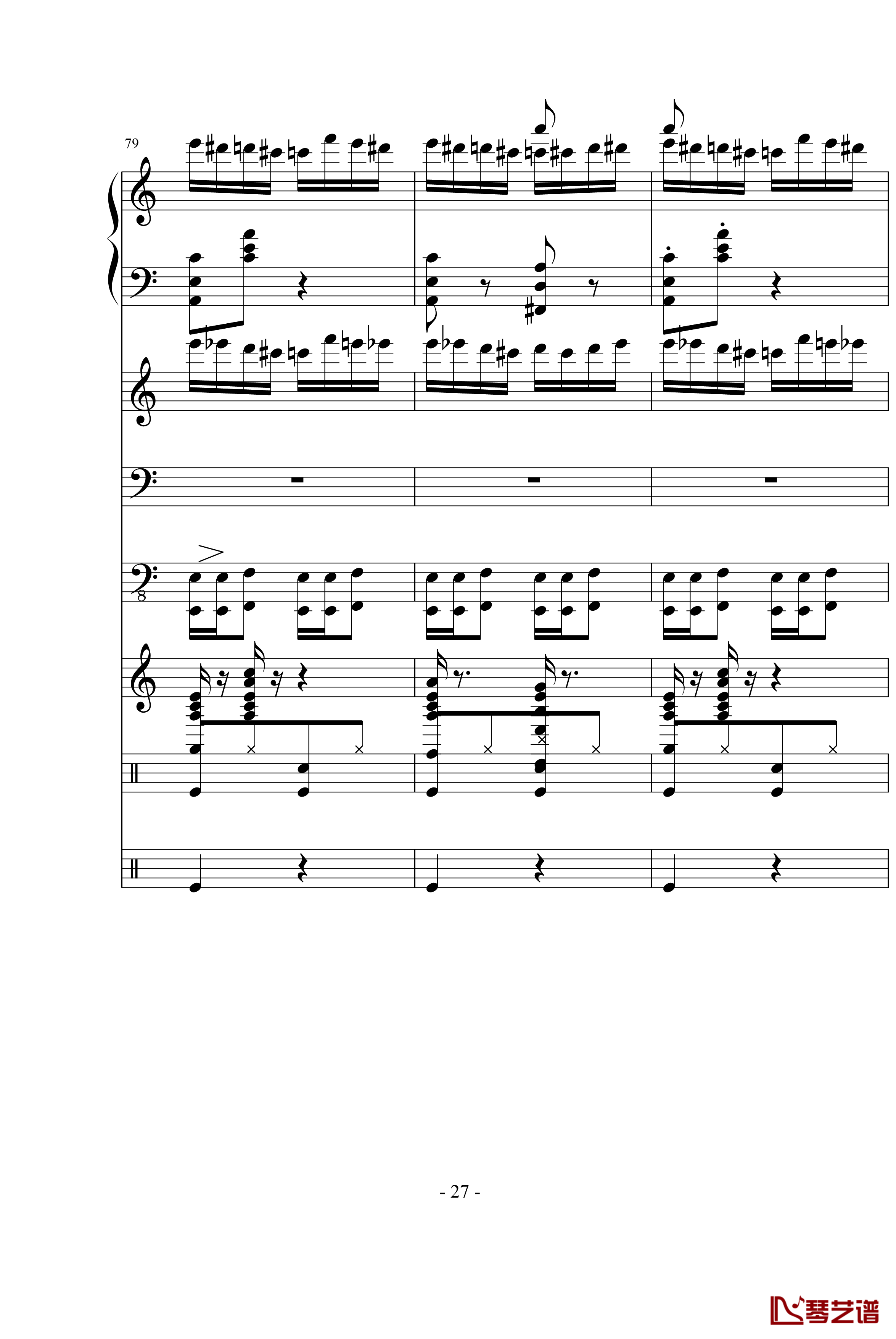 野蜂飞舞钢琴谱-里姆斯基-柯萨科夫27